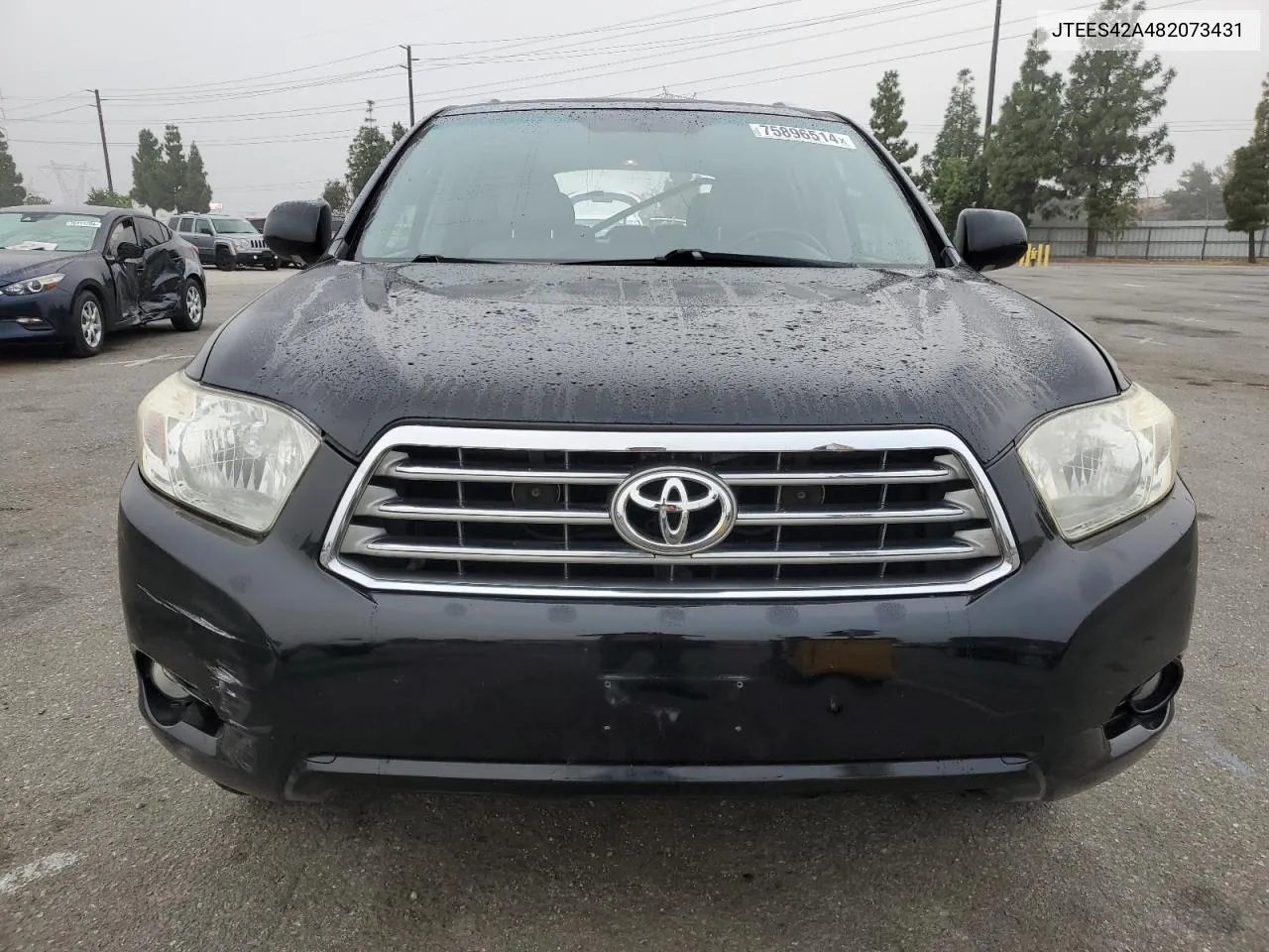 2008 Toyota Highlander Limited VIN: JTEES42A482073431 Lot: 75896514