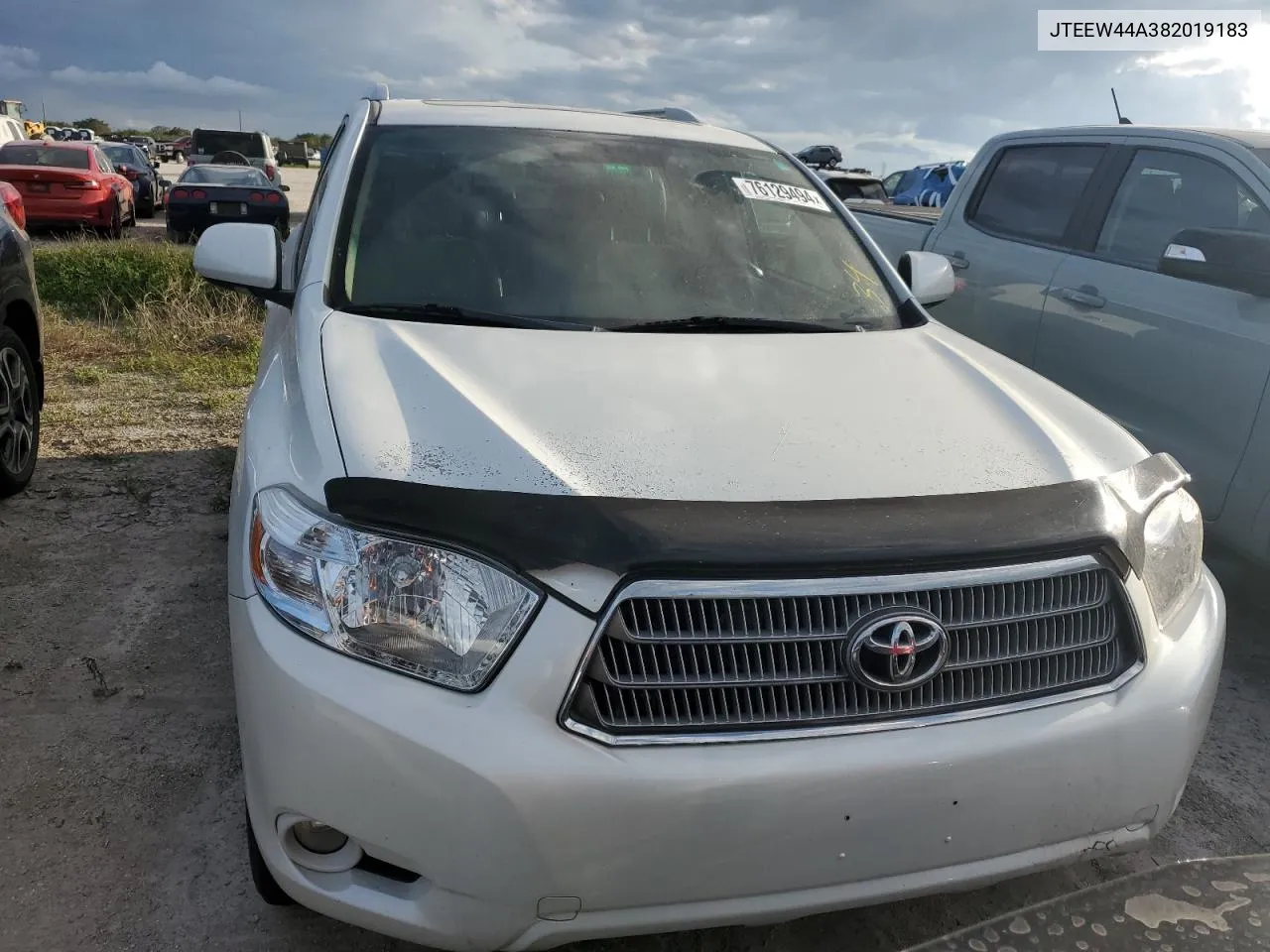 2008 Toyota Highlander Hybrid Limited VIN: JTEEW44A382019183 Lot: 76129494