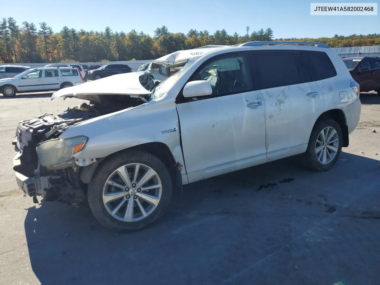 2008 Toyota Highlander Hybrid VIN: JTEEW41A582002468 Lot: 76465624