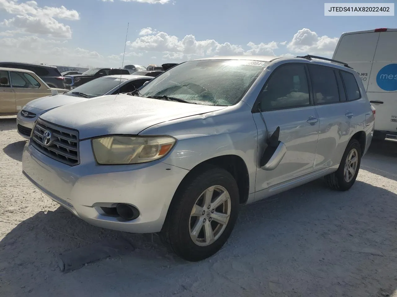 2008 Toyota Highlander VIN: JTEDS41AX82022402 Lot: 76555984