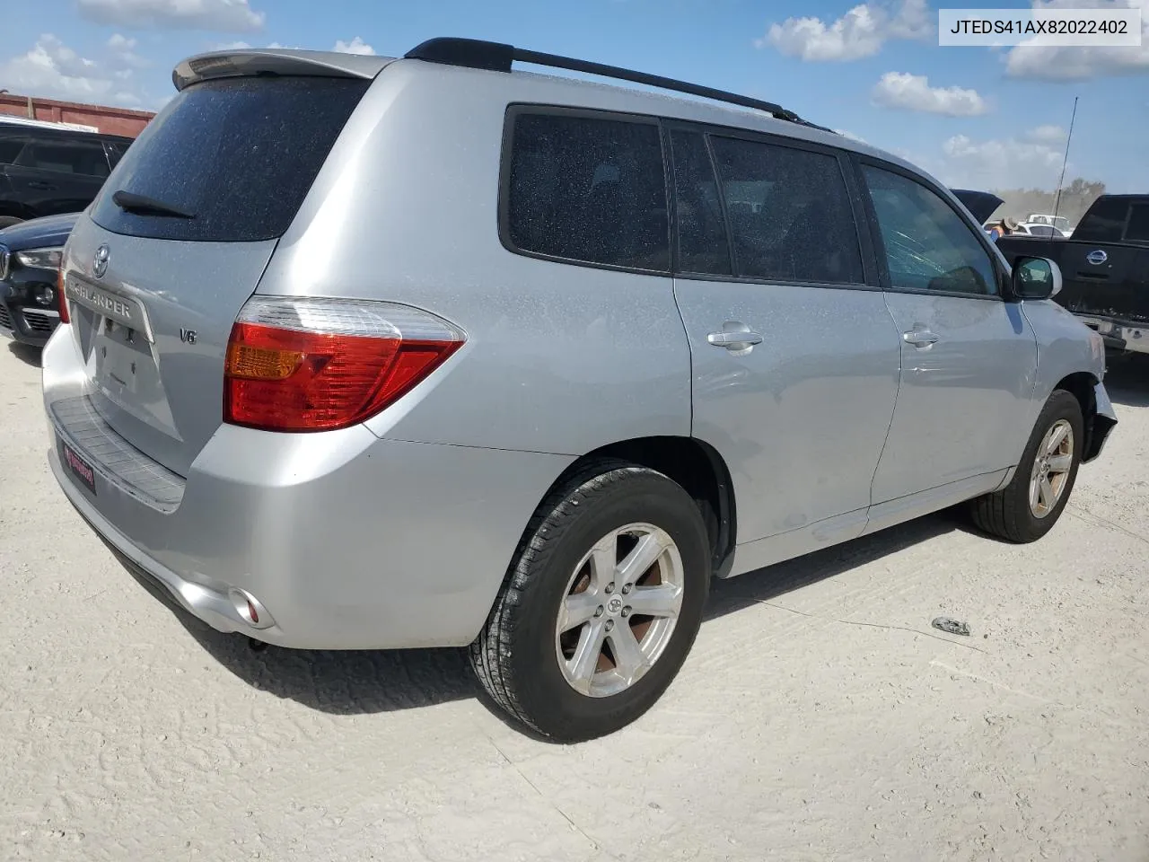 2008 Toyota Highlander VIN: JTEDS41AX82022402 Lot: 76555984