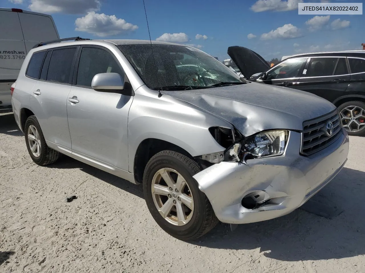 2008 Toyota Highlander VIN: JTEDS41AX82022402 Lot: 76555984