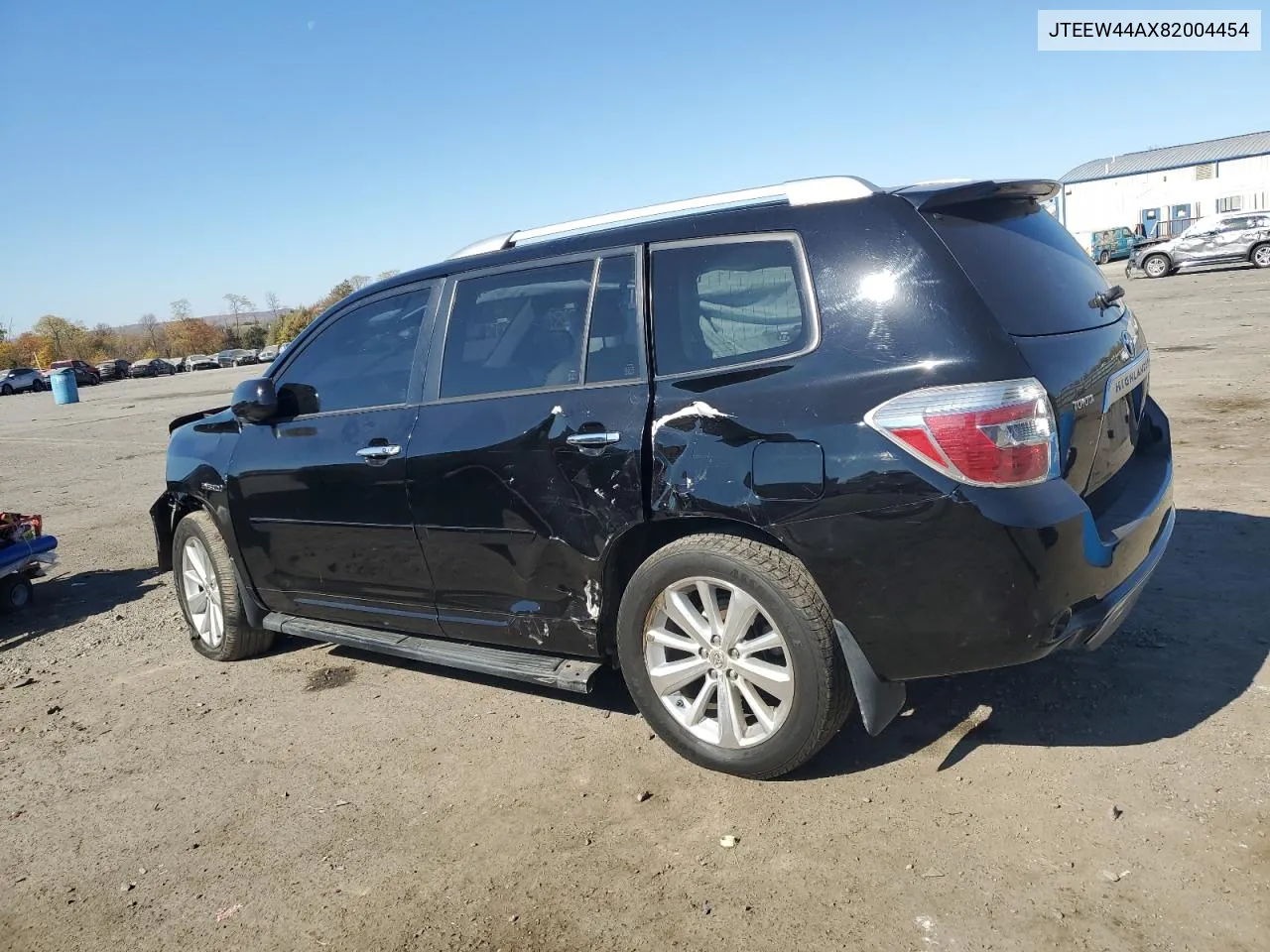 2008 Toyota Highlander Hybrid Limited VIN: JTEEW44AX82004454 Lot: 76595874