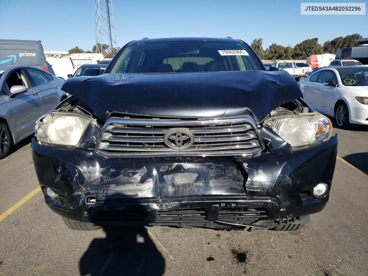 2008 Toyota Highlander Sport VIN: JTEDS43A482052296 Lot: 76662904