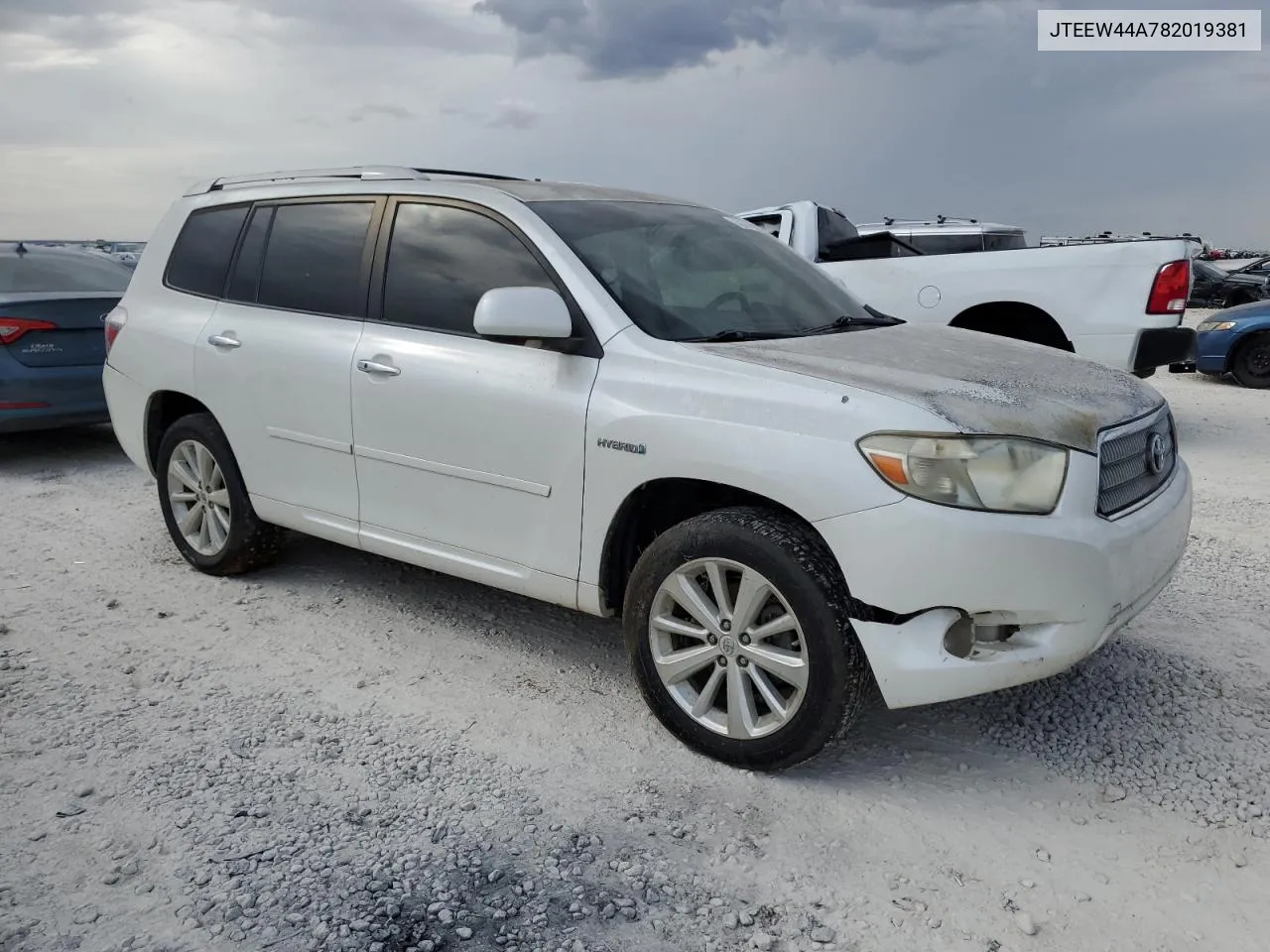 JTEEW44A782019381 2008 Toyota Highlander Hybrid Limited