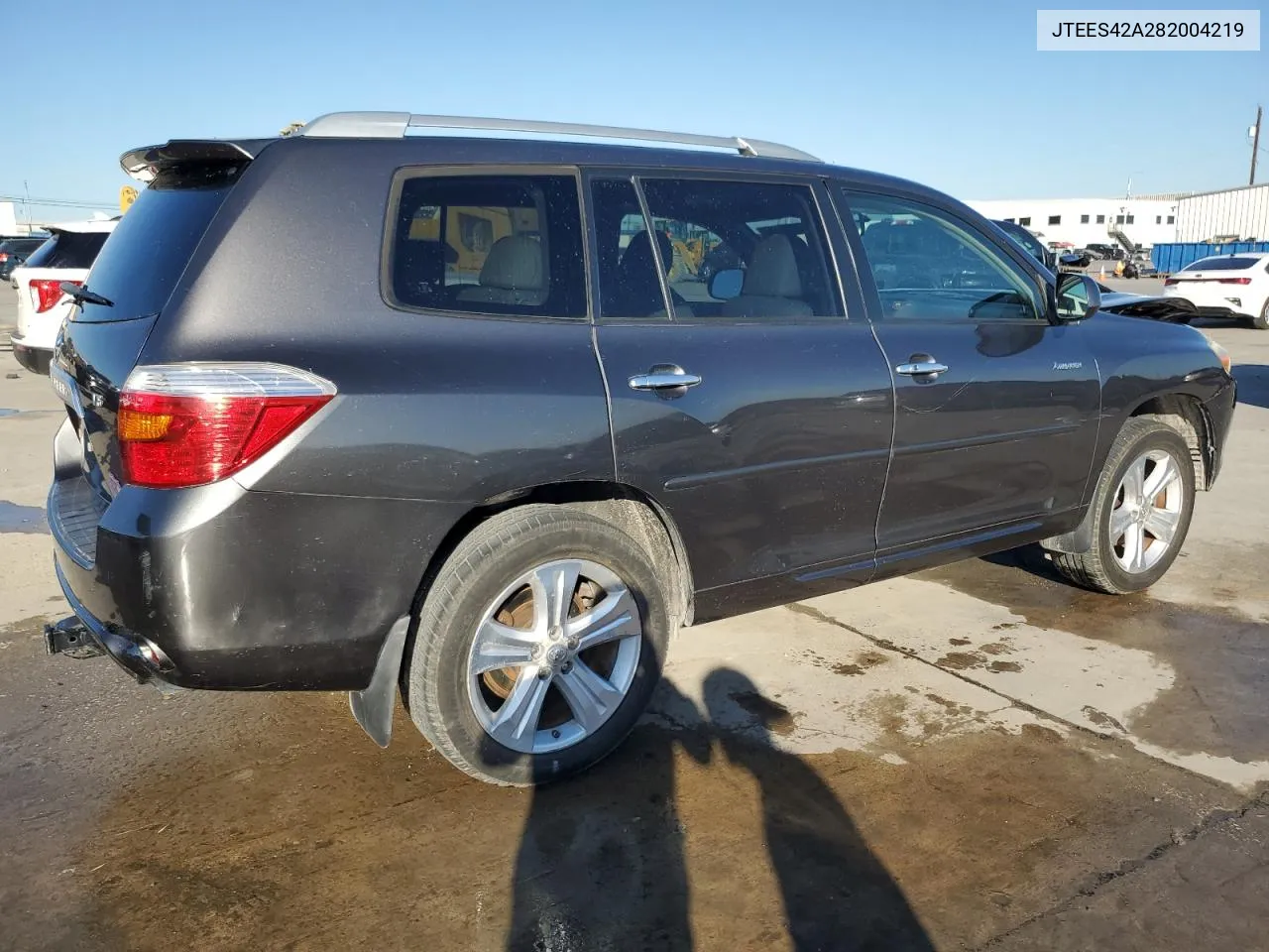 2008 Toyota Highlander Limited VIN: JTEES42A282004219 Lot: 76941134