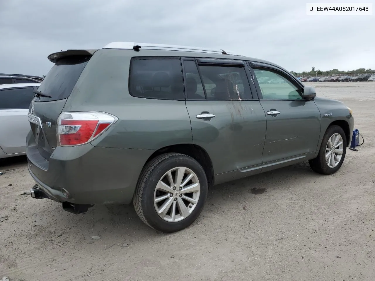 2008 Toyota Highlander Hybrid Limited VIN: JTEEW44A082017648 Lot: 76942884