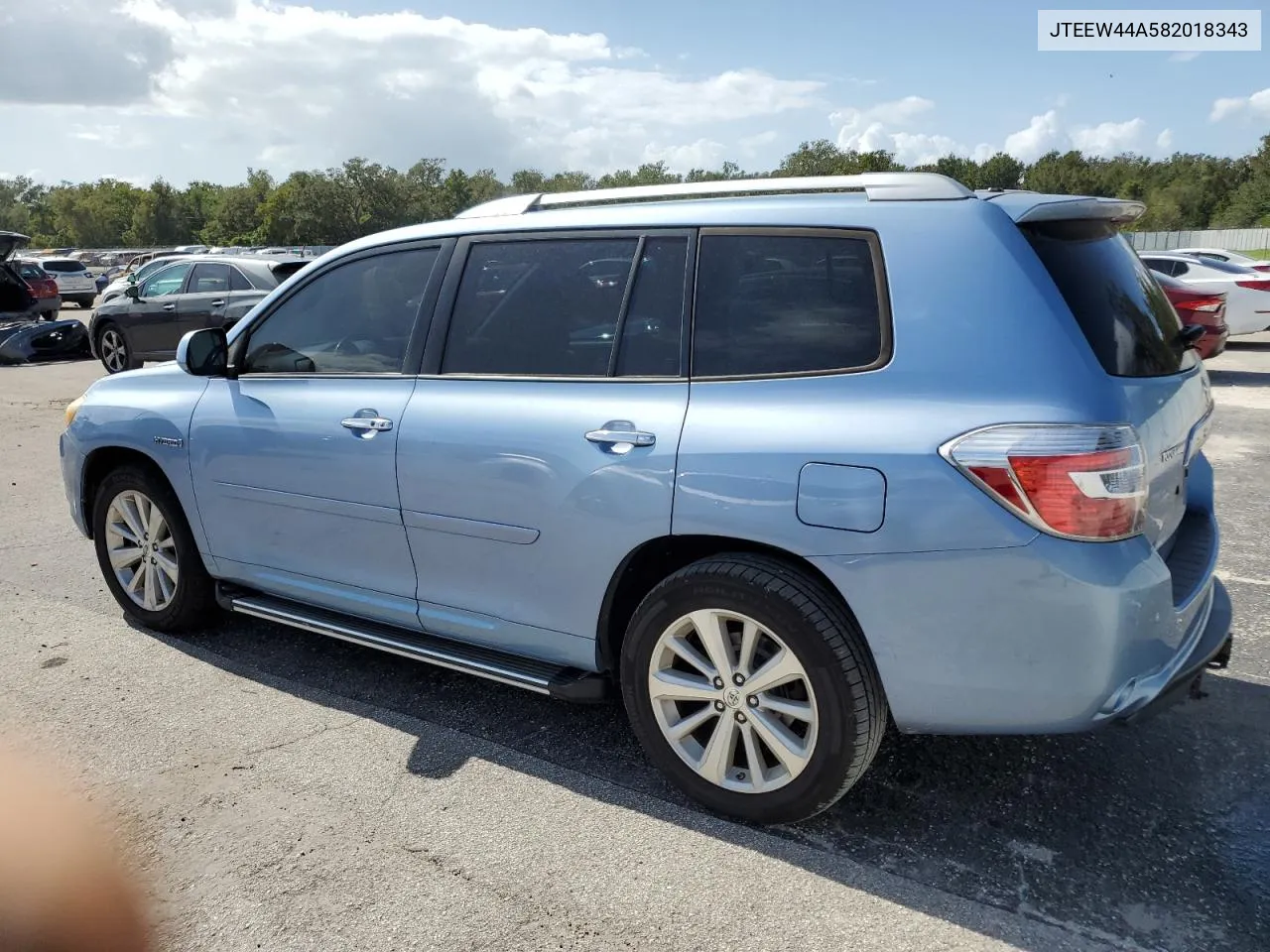 JTEEW44A582018343 2008 Toyota Highlander Hybrid Limited