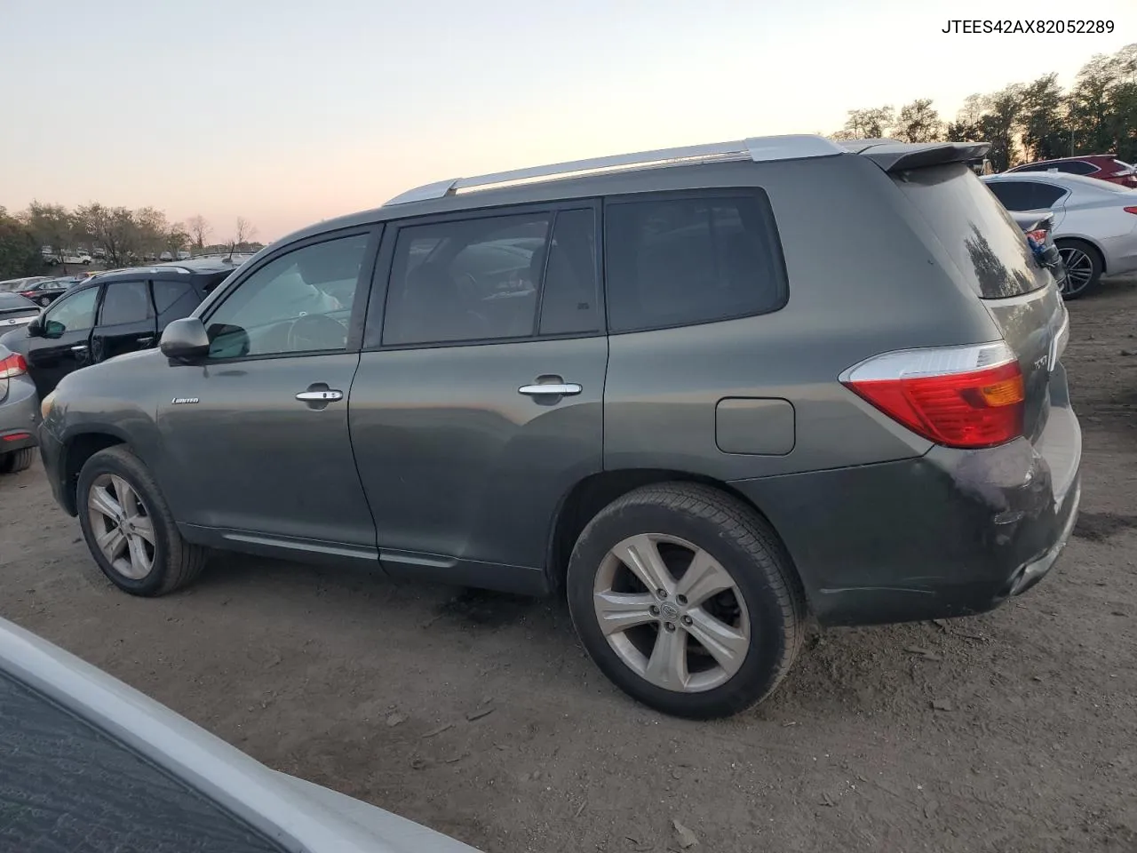 2008 Toyota Highlander Limited VIN: JTEES42AX82052289 Lot: 77274144