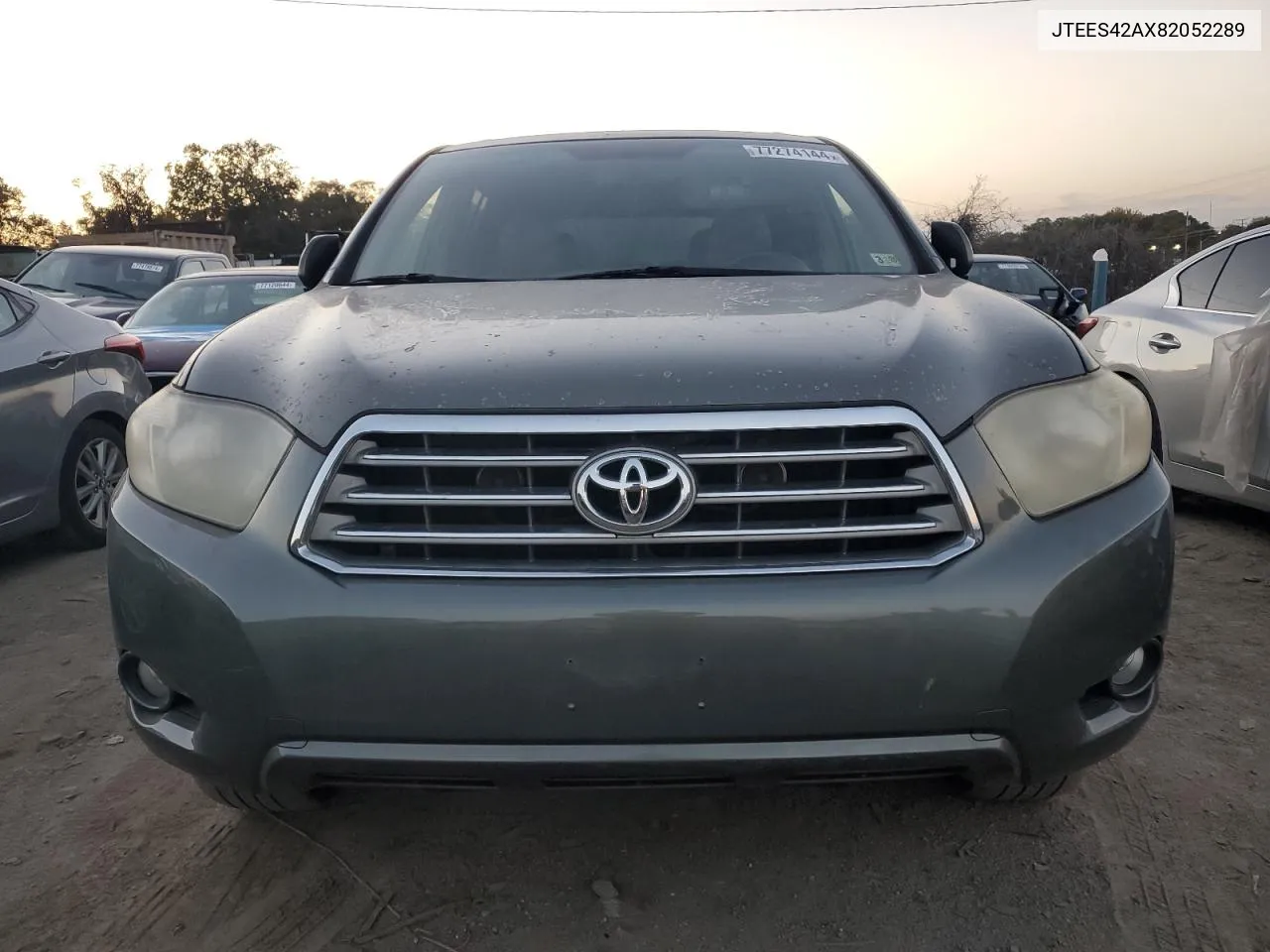 2008 Toyota Highlander Limited VIN: JTEES42AX82052289 Lot: 77274144