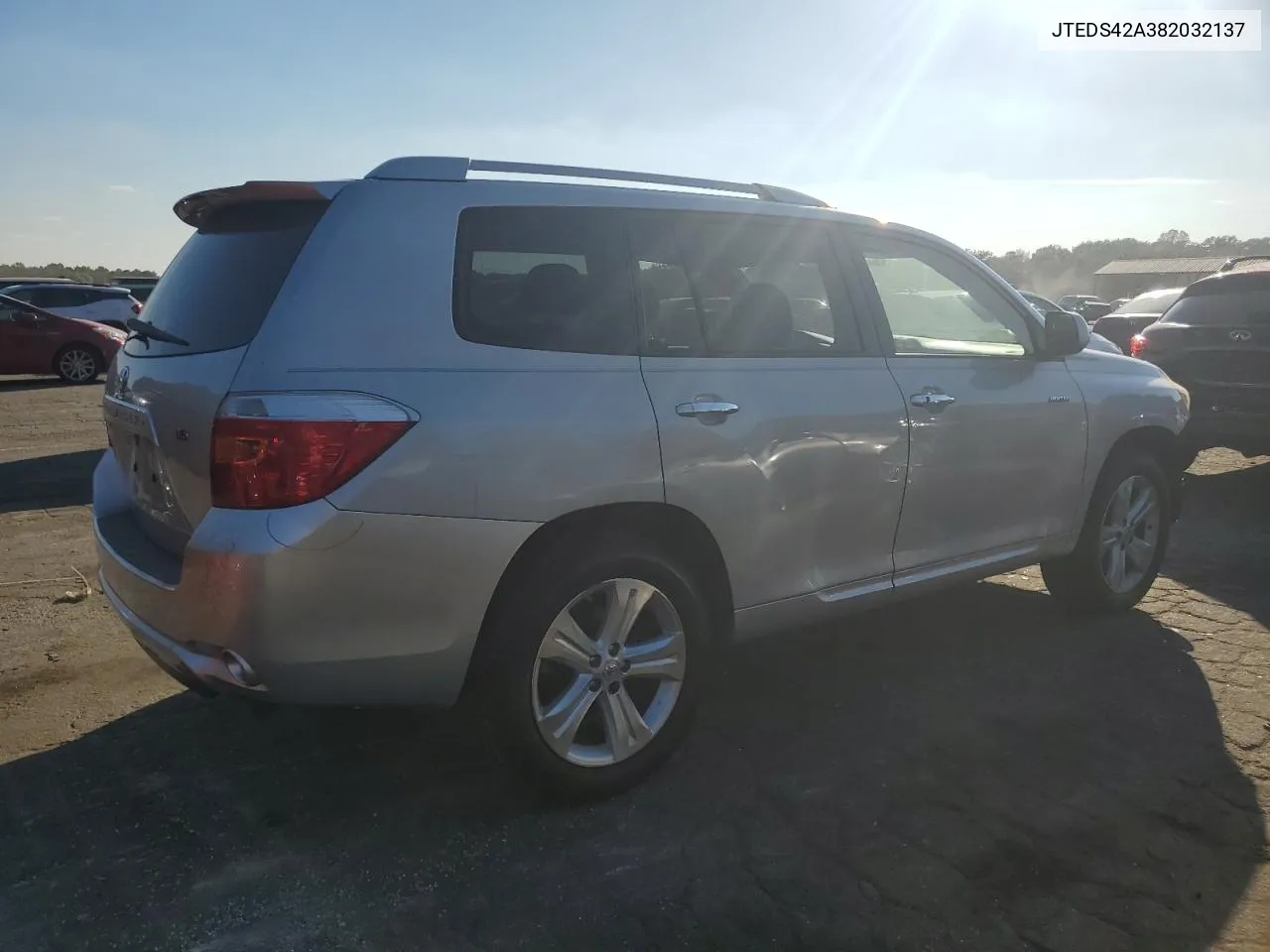 2008 Toyota Highlander Limited VIN: JTEDS42A382032137 Lot: 77476704