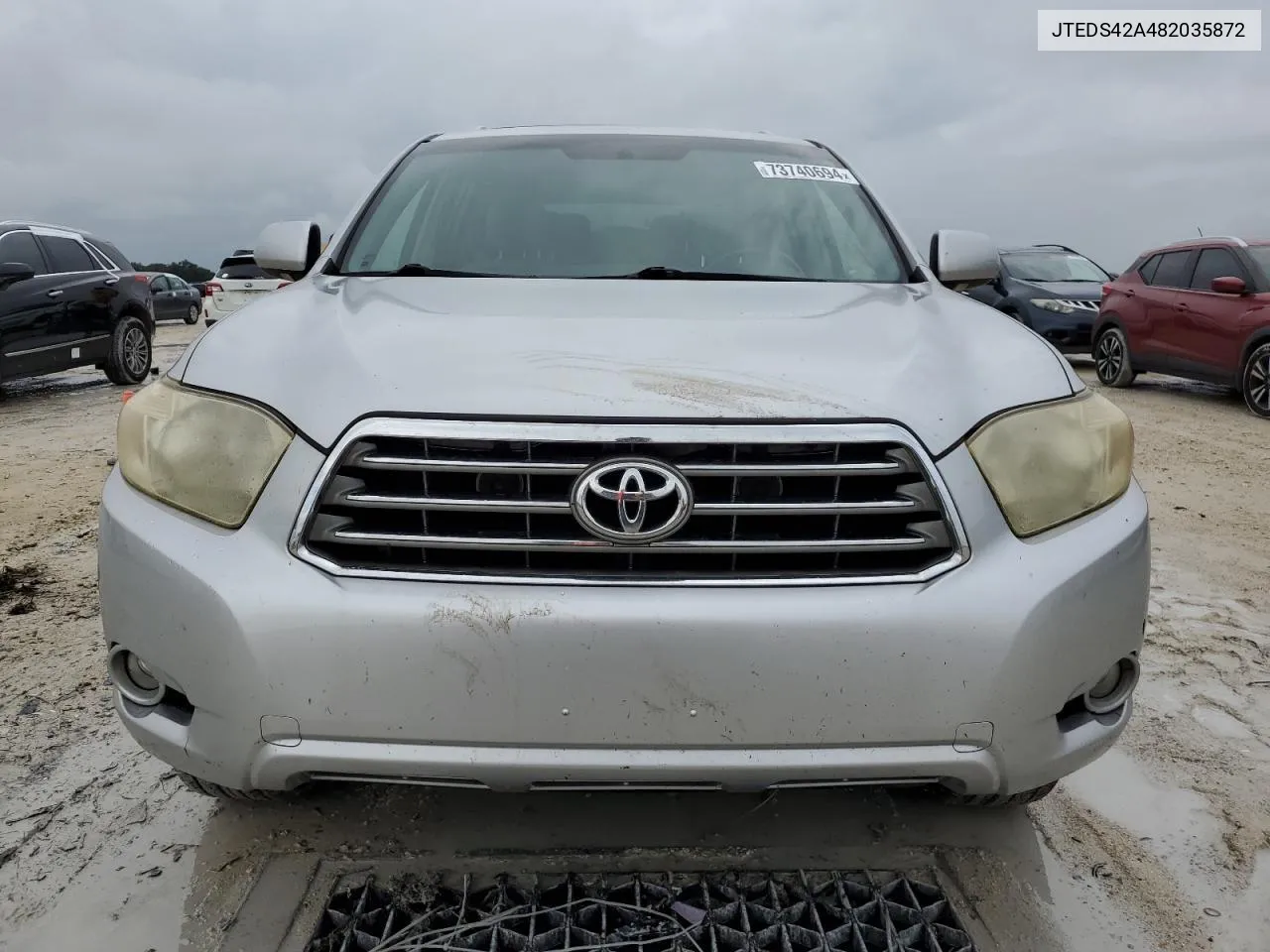 2008 Toyota Highlander Limited VIN: JTEDS42A482035872 Lot: 77494084