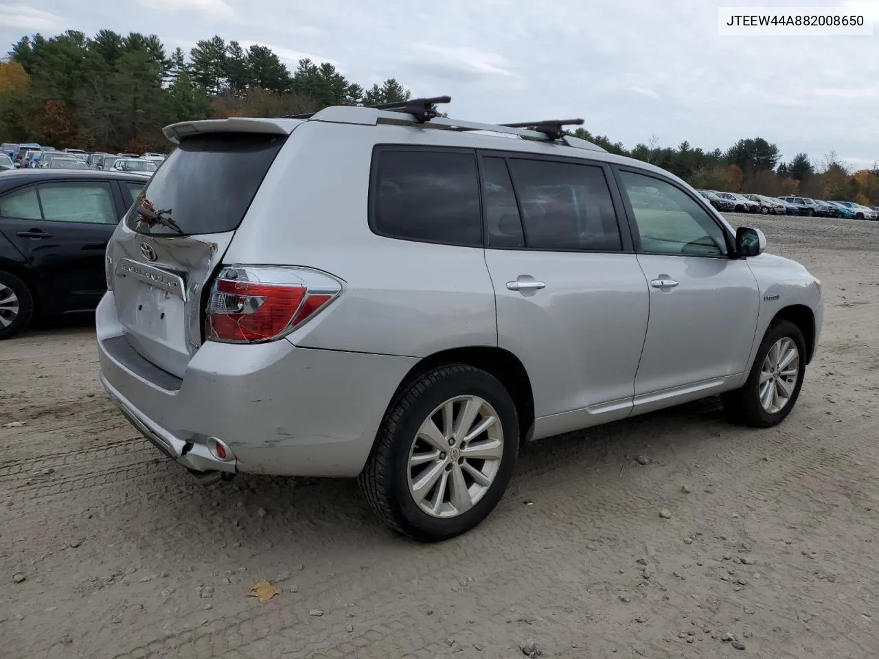 2008 Toyota Highlander Hybrid Limited VIN: JTEEW44A882008650 Lot: 77960504