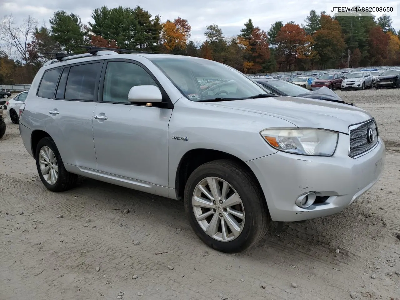 2008 Toyota Highlander Hybrid Limited VIN: JTEEW44A882008650 Lot: 77960504