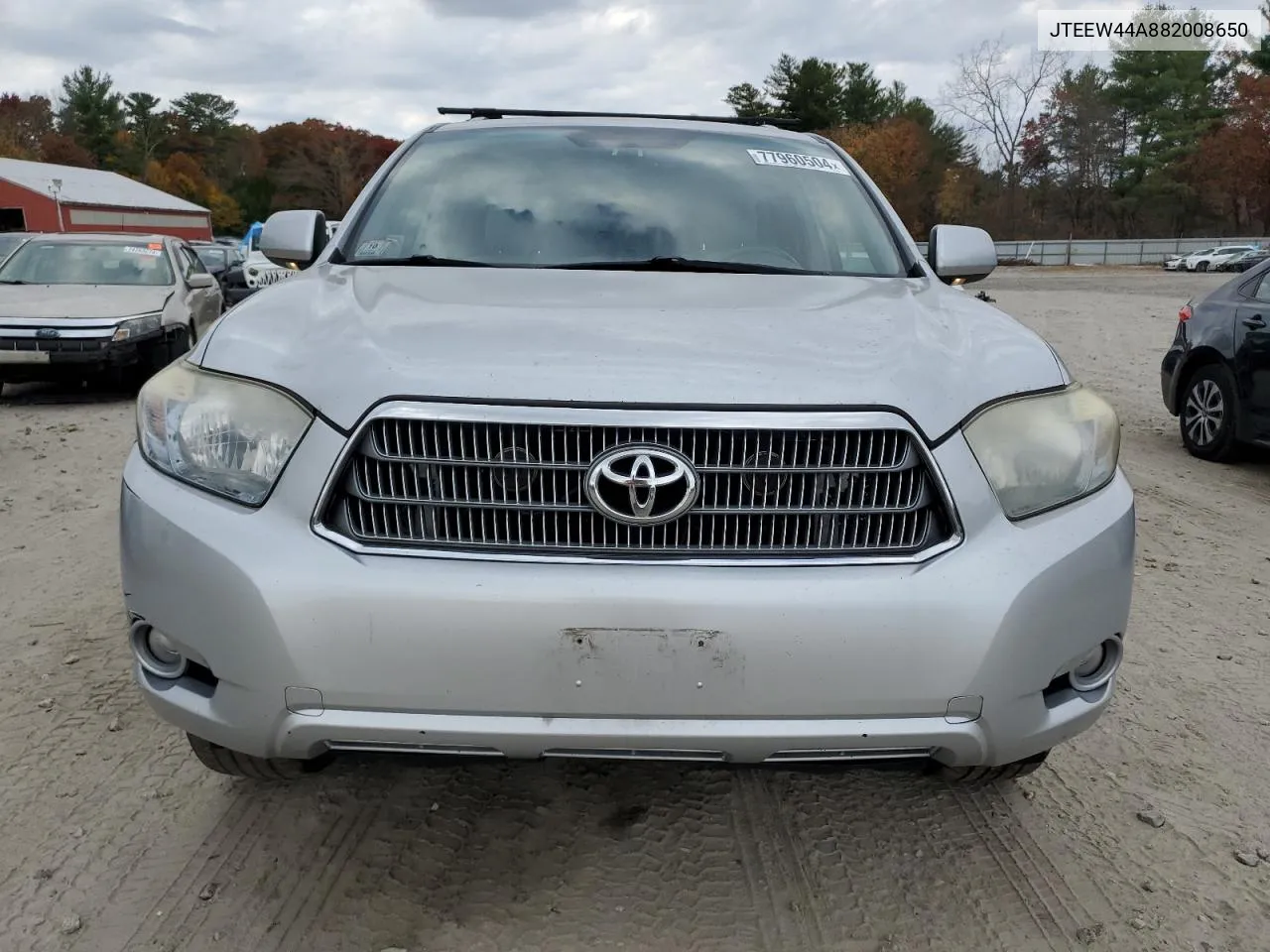 2008 Toyota Highlander Hybrid Limited VIN: JTEEW44A882008650 Lot: 77960504