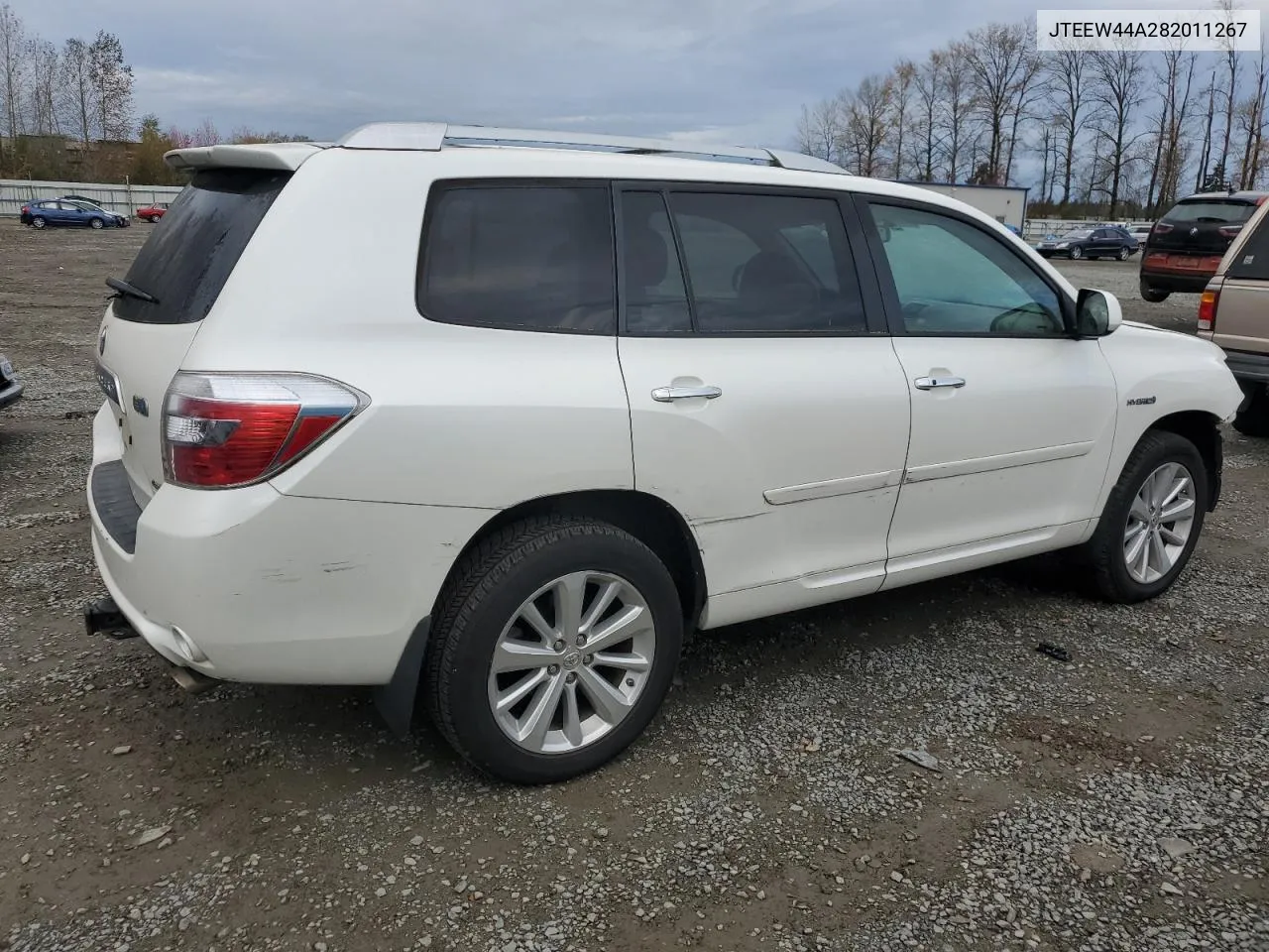 2008 Toyota Highlander Hybrid Limited VIN: JTEEW44A282011267 Lot: 78250304