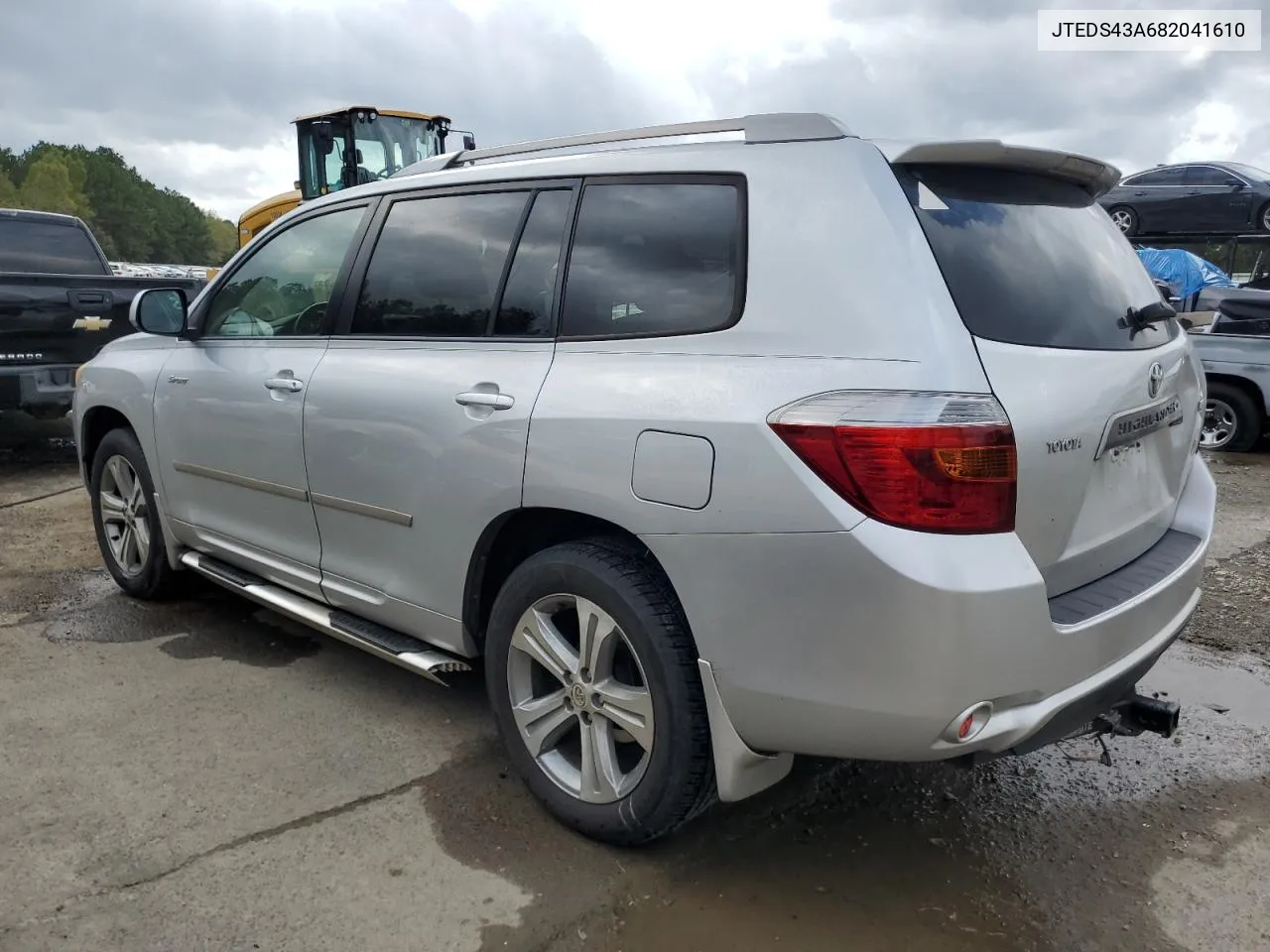 2008 Toyota Highlander Sport VIN: JTEDS43A682041610 Lot: 78266874