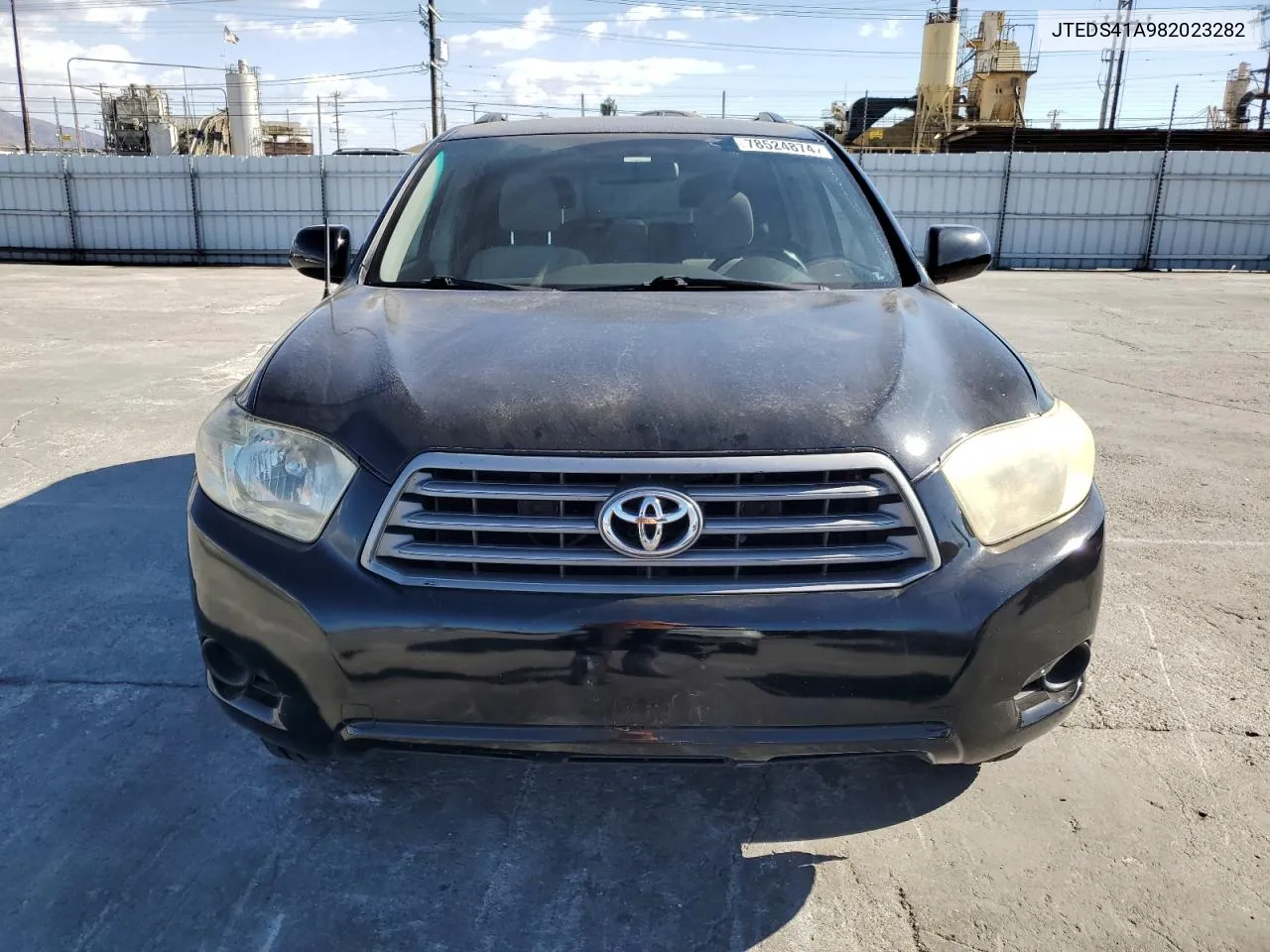 2008 Toyota Highlander VIN: JTEDS41A982023282 Lot: 78524874