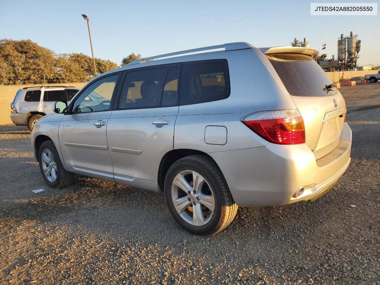 2008 Toyota Highlander Limited VIN: JTEDS42A882005550 Lot: 78738514