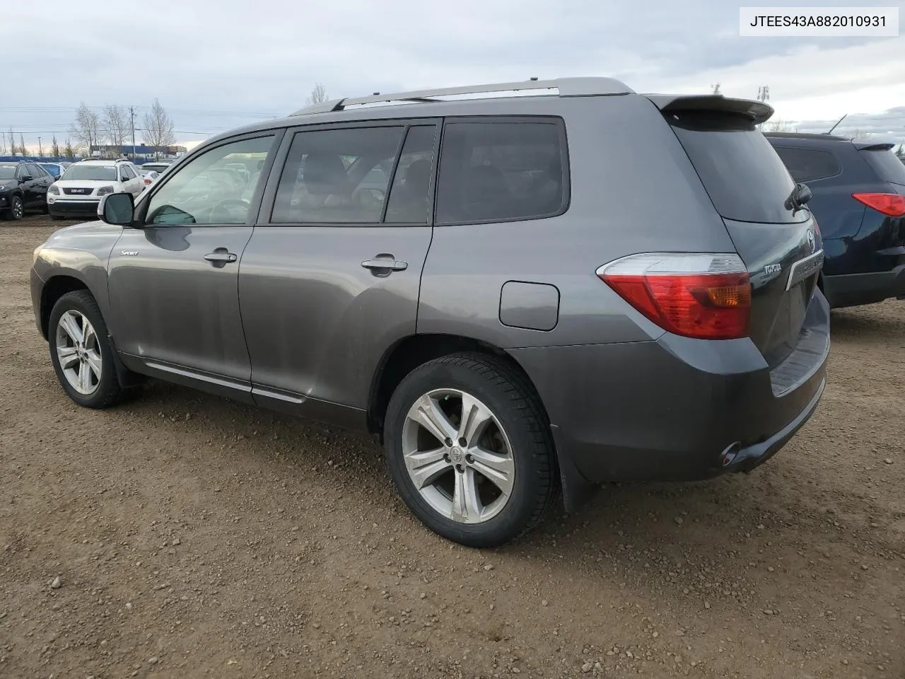 2008 Toyota Highlander Sport VIN: JTEES43A882010931 Lot: 78956954