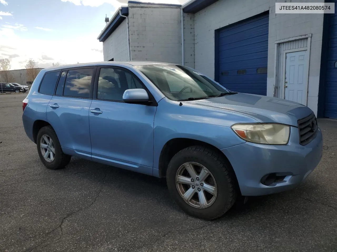 2008 Toyota Highlander VIN: JTEES41A482080574 Lot: 78962714