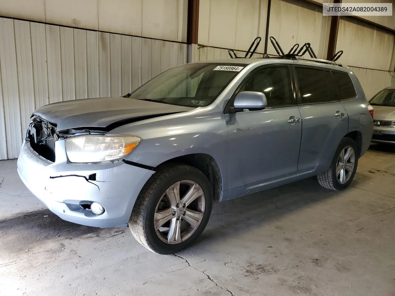 2008 Toyota Highlander Limited VIN: JTEDS42A082004389 Lot: 79188964