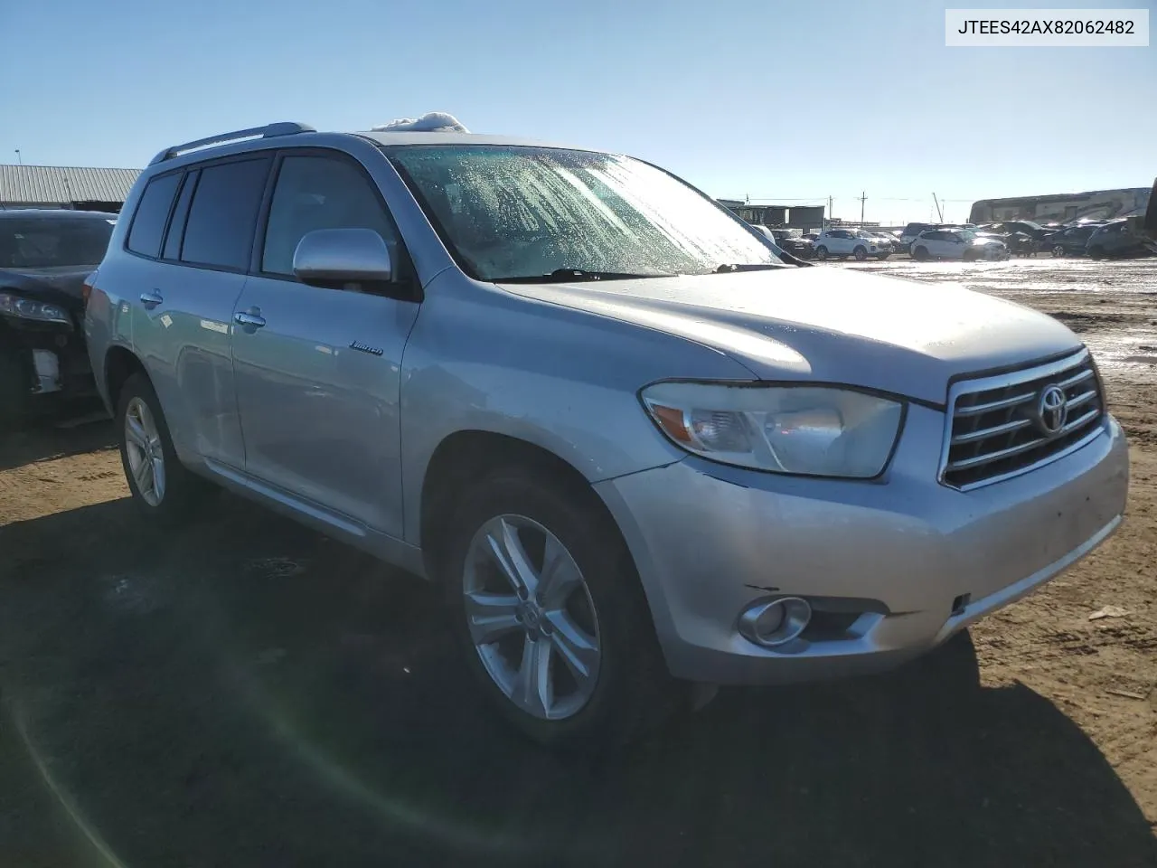 2008 Toyota Highlander Limited VIN: JTEES42AX82062482 Lot: 79378294