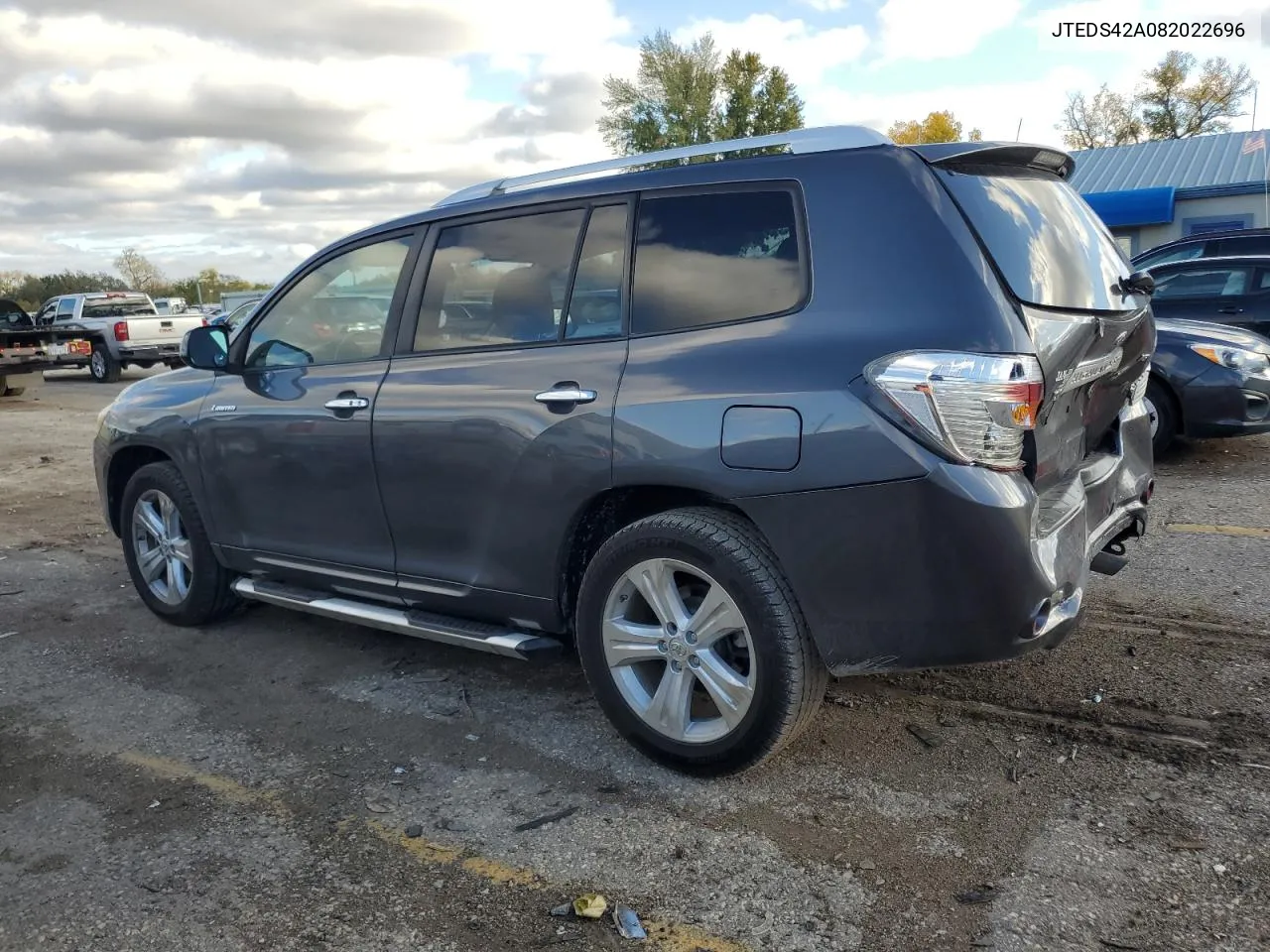 2008 Toyota Highlander Limited VIN: JTEDS42A082022696 Lot: 79412434