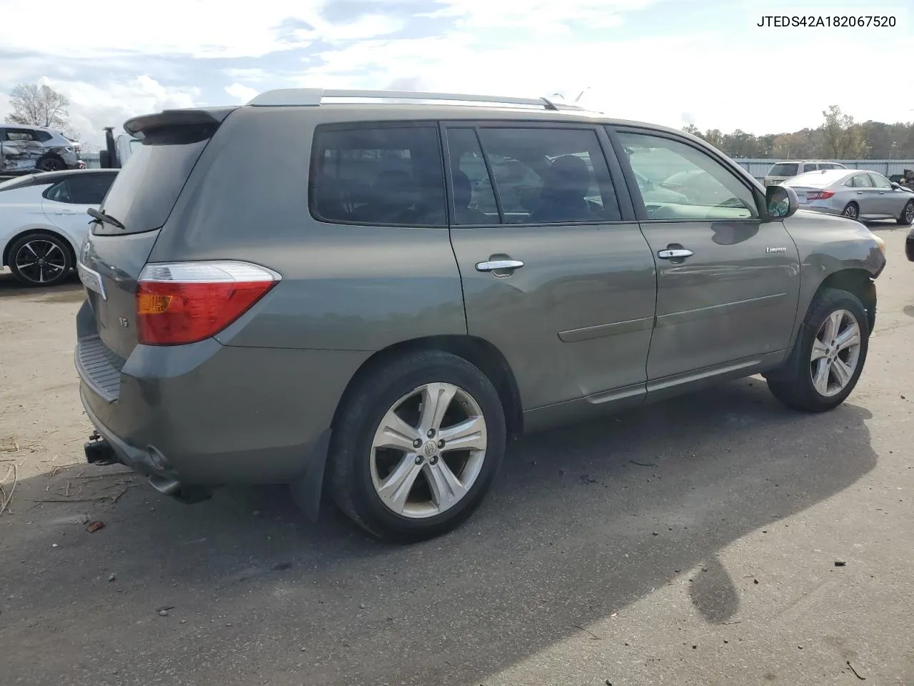 2008 Toyota Highlander Limited VIN: JTEDS42A182067520 Lot: 79501414