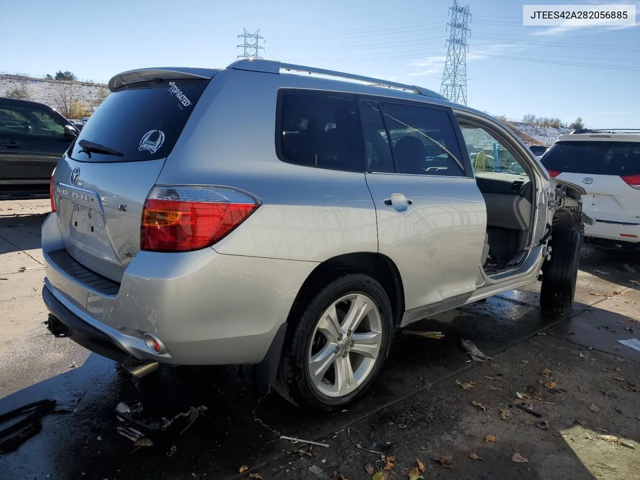 2008 Toyota Highlander Limited VIN: JTEES42A282056885 Lot: 79752954