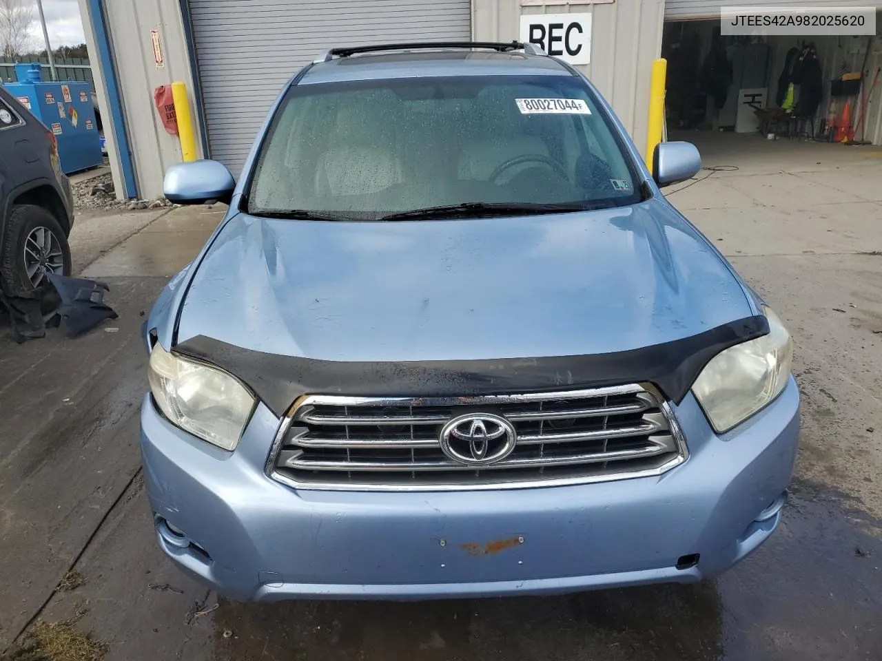 2008 Toyota Highlander Limited VIN: JTEES42A982025620 Lot: 80027044