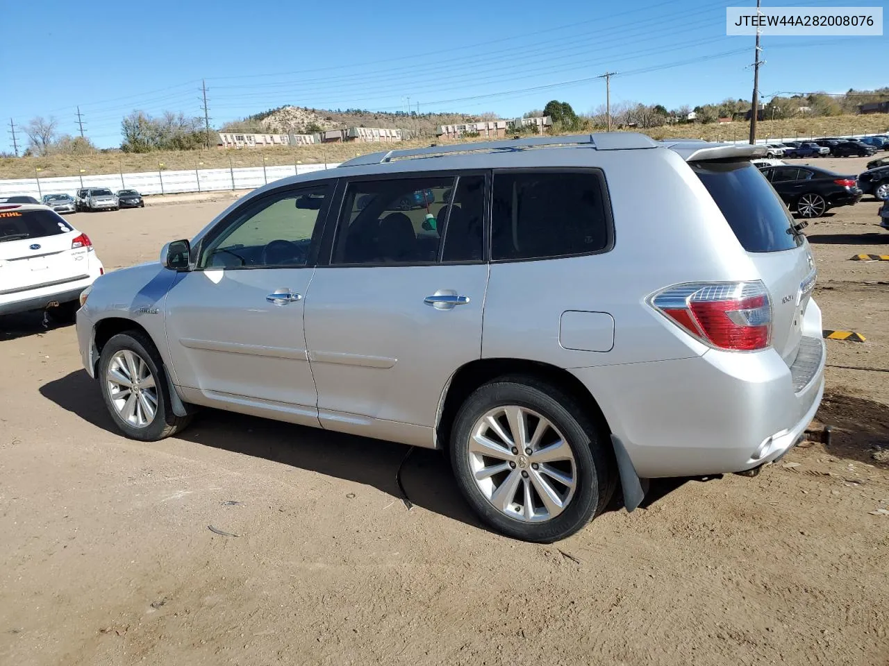 2008 Toyota Highlander Hybrid Limited VIN: JTEEW44A282008076 Lot: 80078114