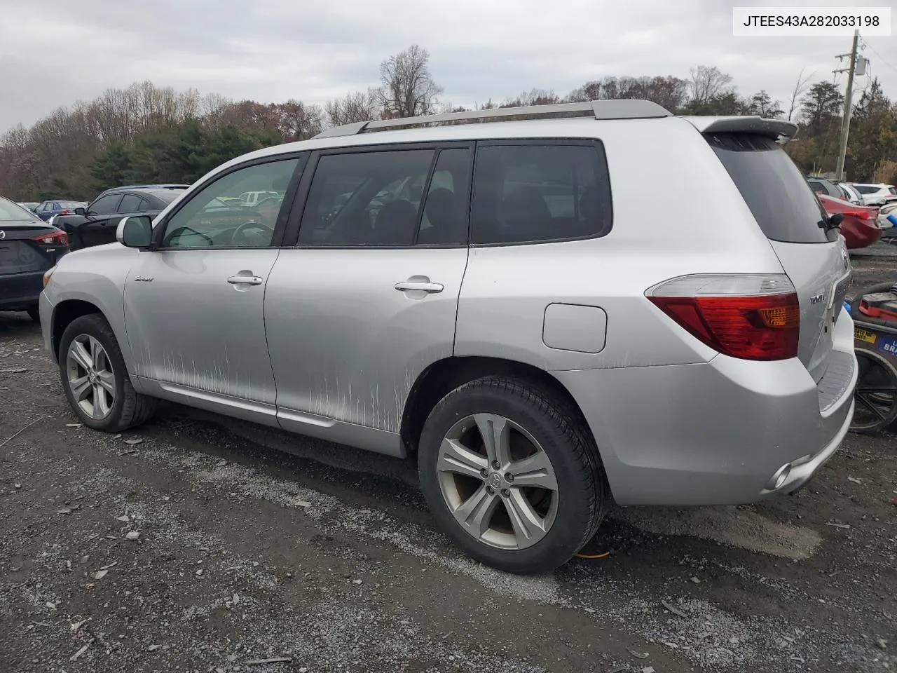 2008 Toyota Highlander Sport VIN: JTEES43A282033198 Lot: 80152844