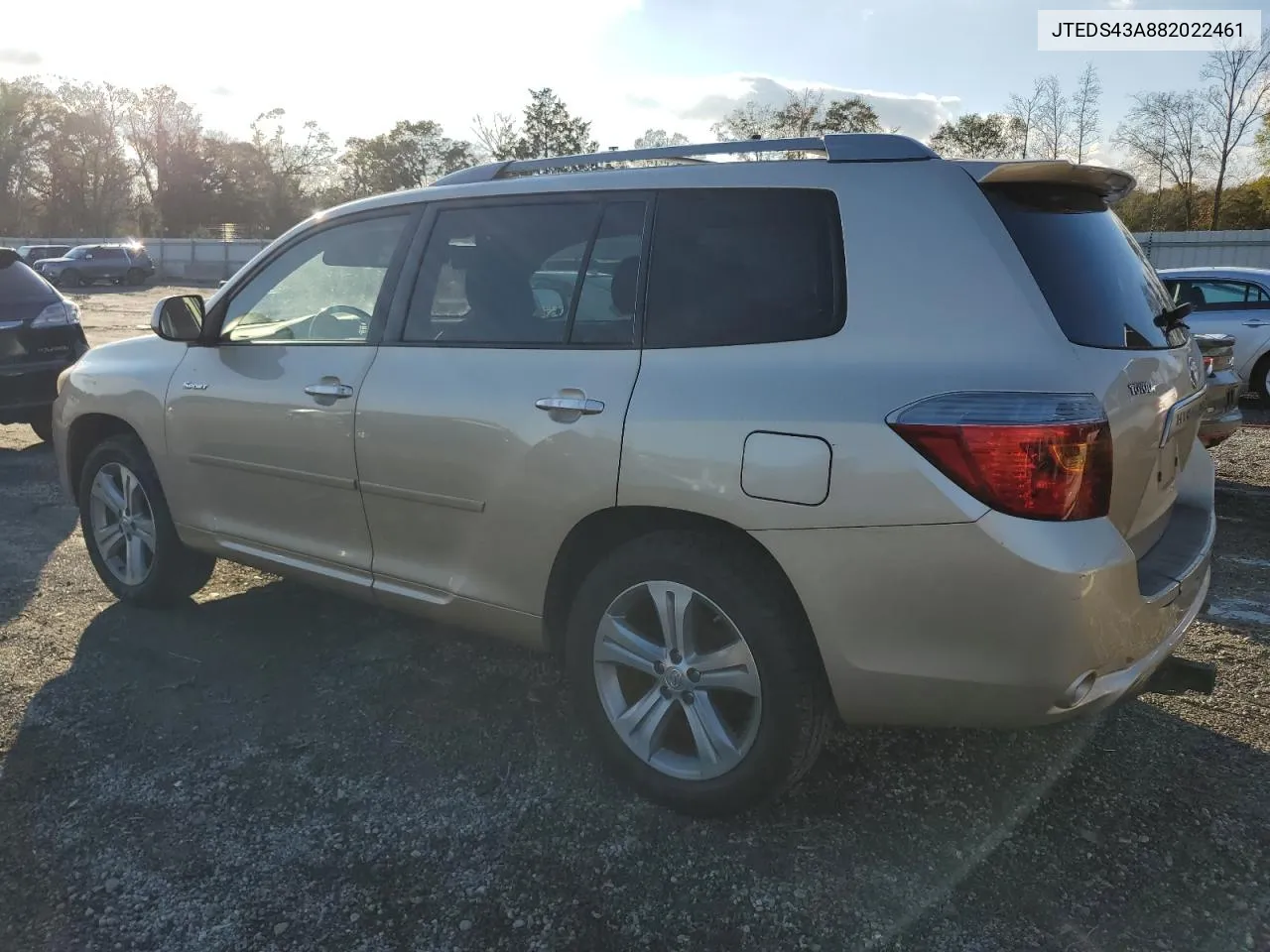 2008 Toyota Highlander Sport VIN: JTEDS43A882022461 Lot: 80534274