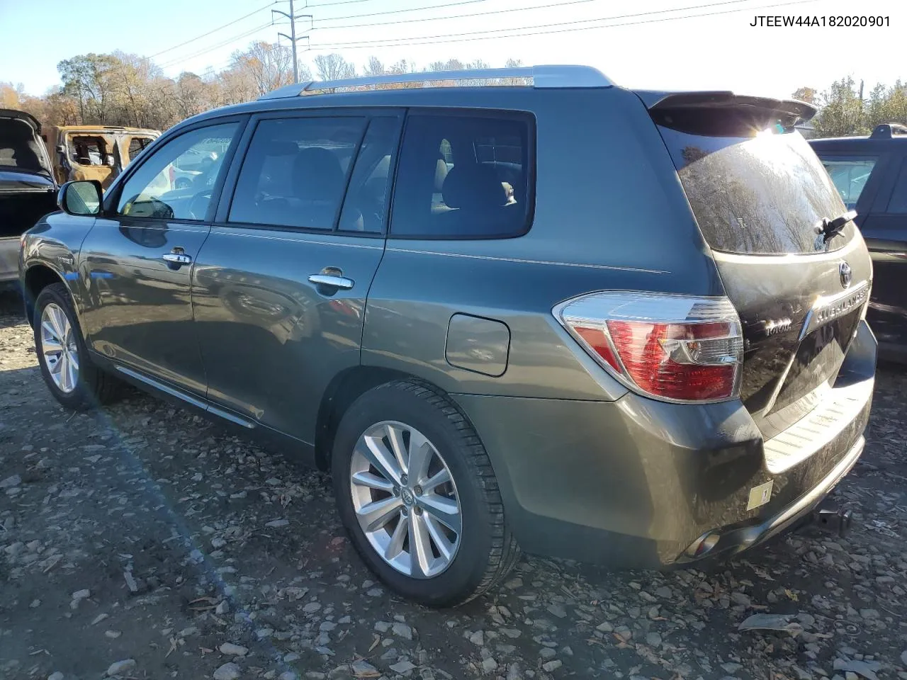 2008 Toyota Highlander Hybrid Limited VIN: JTEEW44A182020901 Lot: 80548184