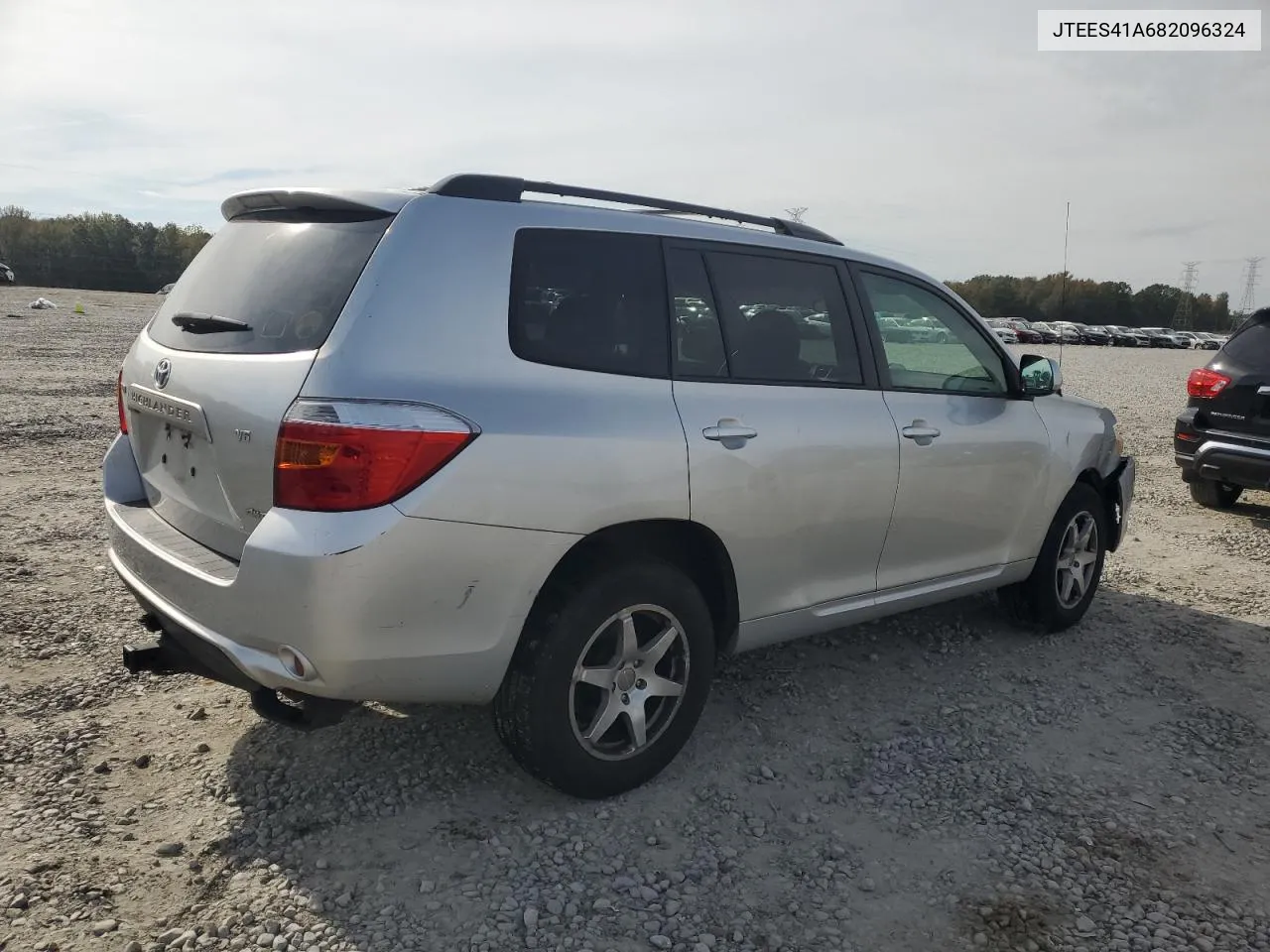 2008 Toyota Highlander VIN: JTEES41A682096324 Lot: 80951154