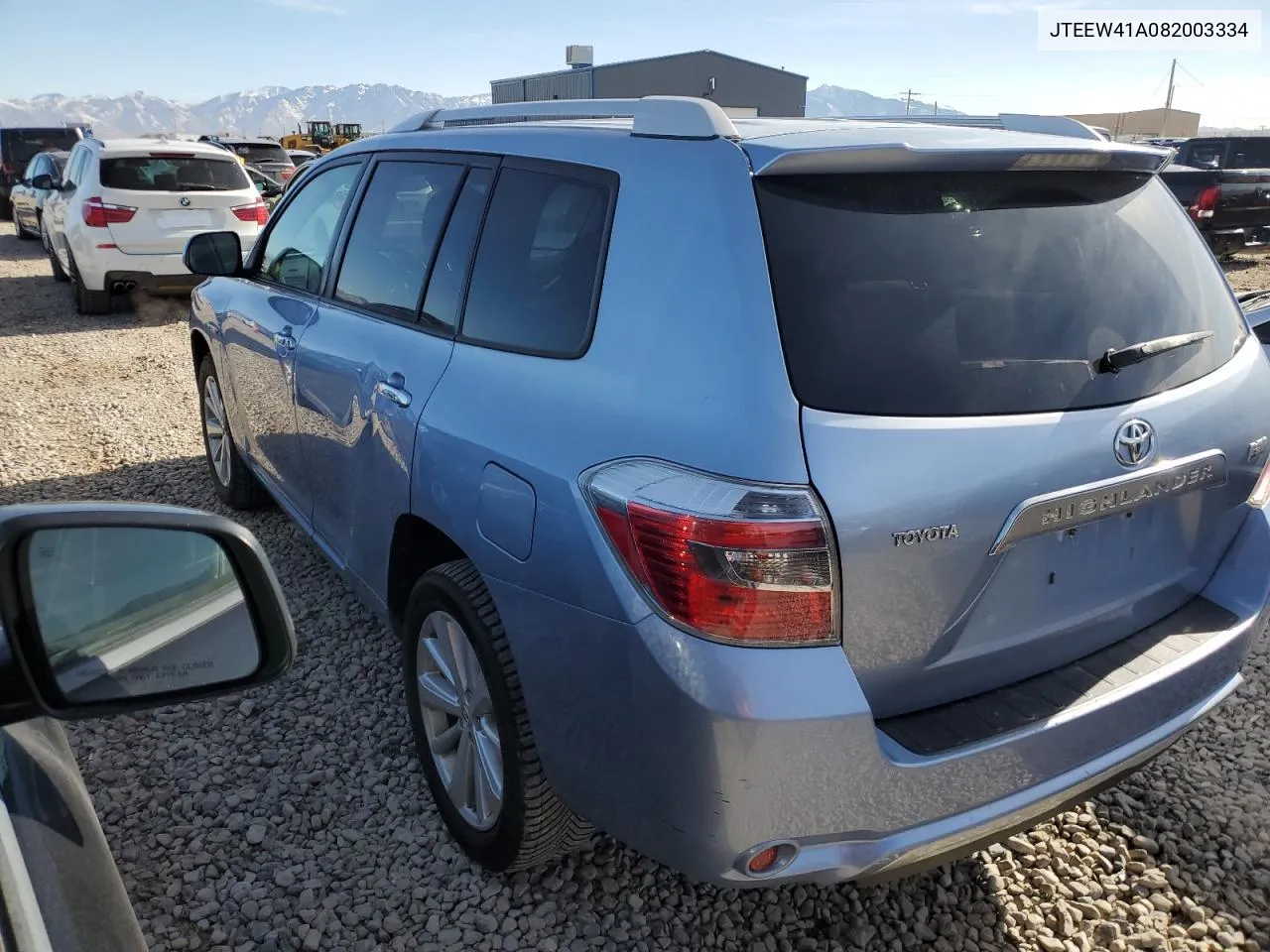 2008 Toyota Highlander Hybrid VIN: JTEEW41A082003334 Lot: 81345814