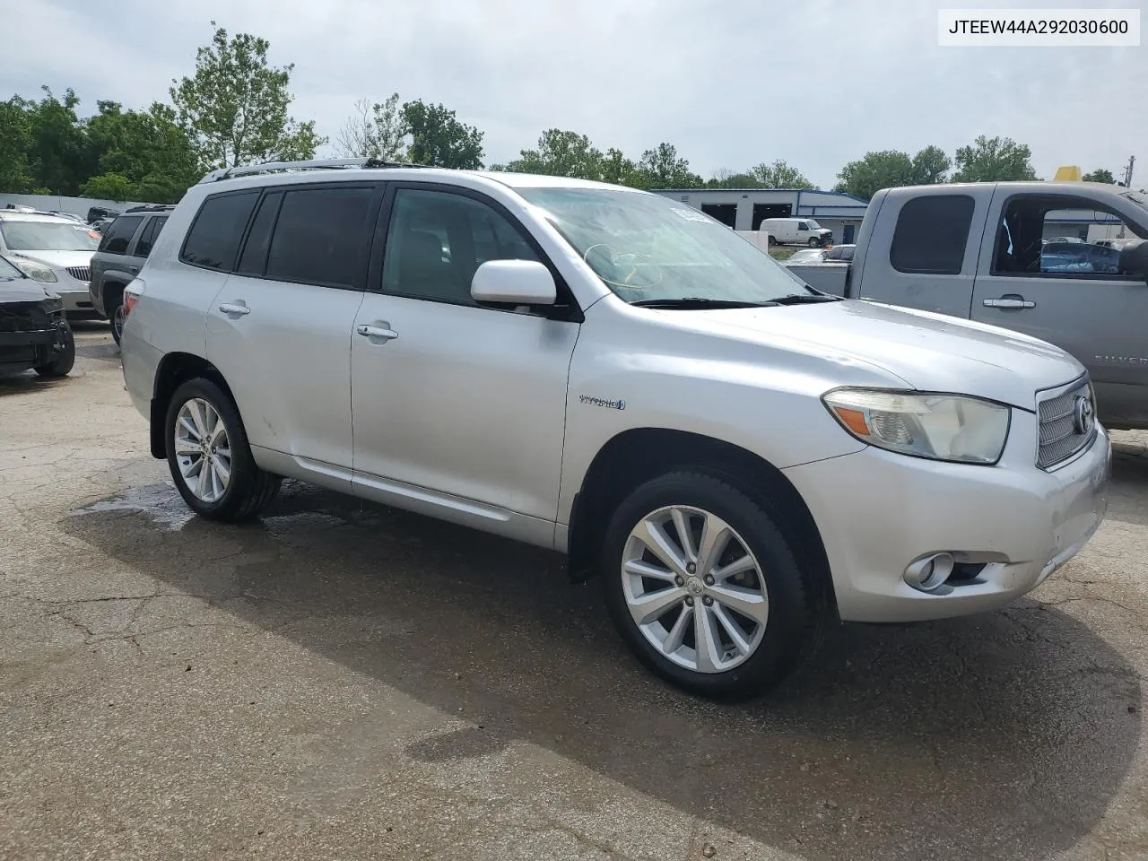 2009 Toyota Highlander Hybrid Limited VIN: JTEEW44A292030600 Lot: 56740284