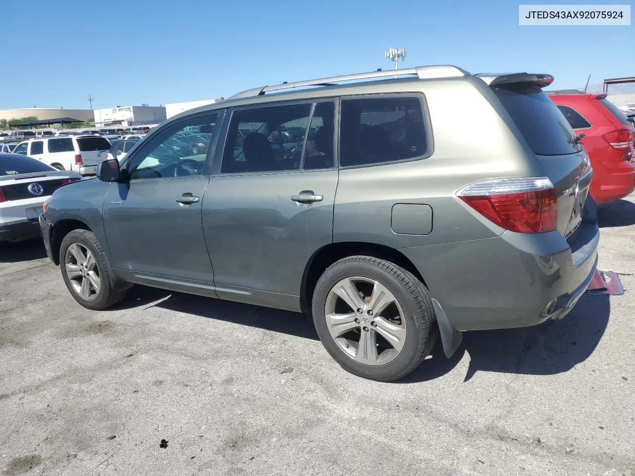 2009 Toyota Highlander Sport VIN: JTEDS43AX92075924 Lot: 60704184