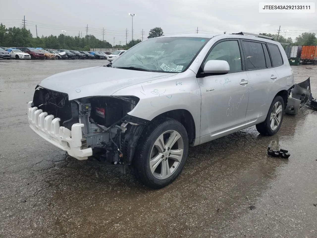 2009 Toyota Highlander Sport VIN: JTEES43A292133111 Lot: 60909104