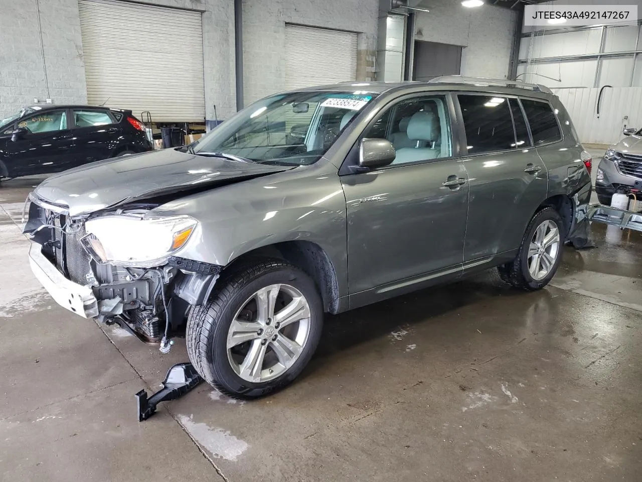 2009 Toyota Highlander Sport VIN: JTEES43A492147267 Lot: 62338574