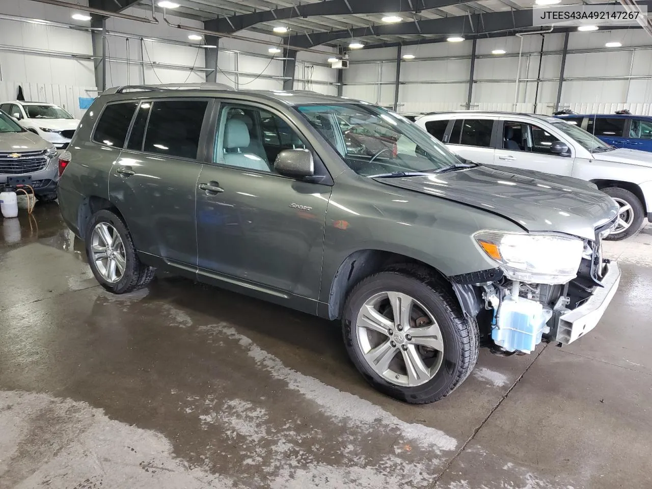 2009 Toyota Highlander Sport VIN: JTEES43A492147267 Lot: 62338574