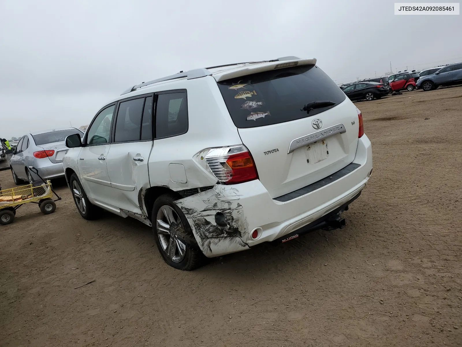 2009 Toyota Highlander Limited VIN: JTEDS42A092085461 Lot: 66270604