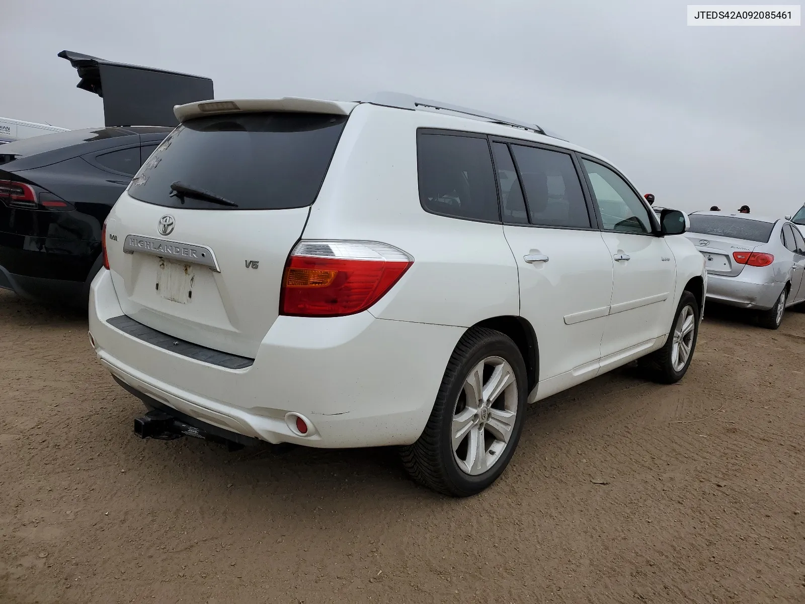 2009 Toyota Highlander Limited VIN: JTEDS42A092085461 Lot: 66270604