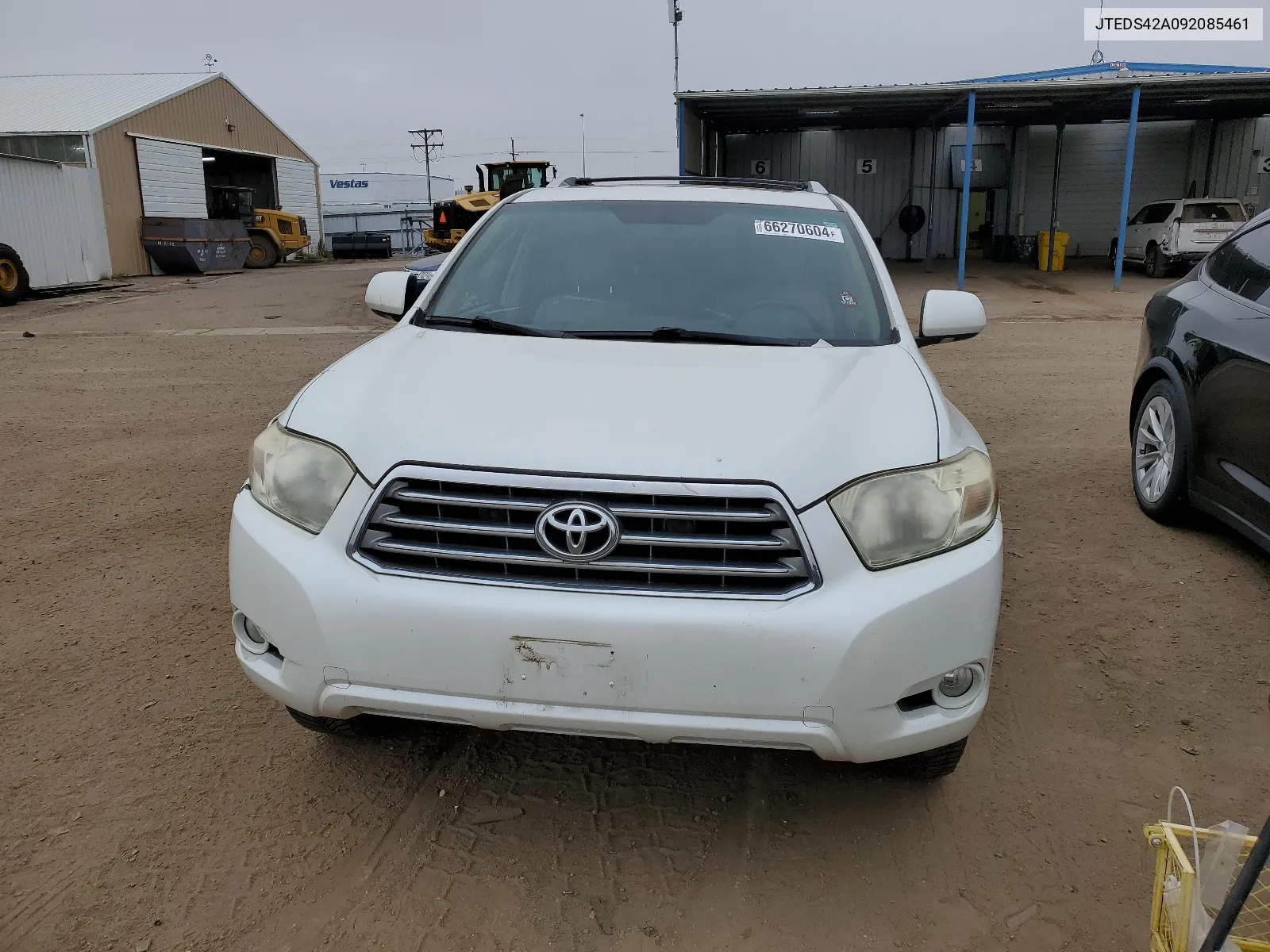 2009 Toyota Highlander Limited VIN: JTEDS42A092085461 Lot: 66270604