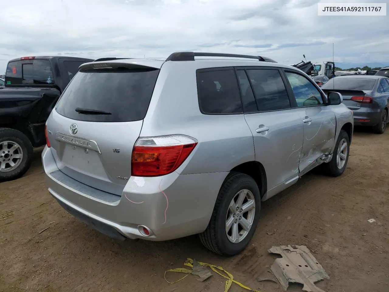 2009 Toyota Highlander VIN: JTEES41A592111767 Lot: 67836344