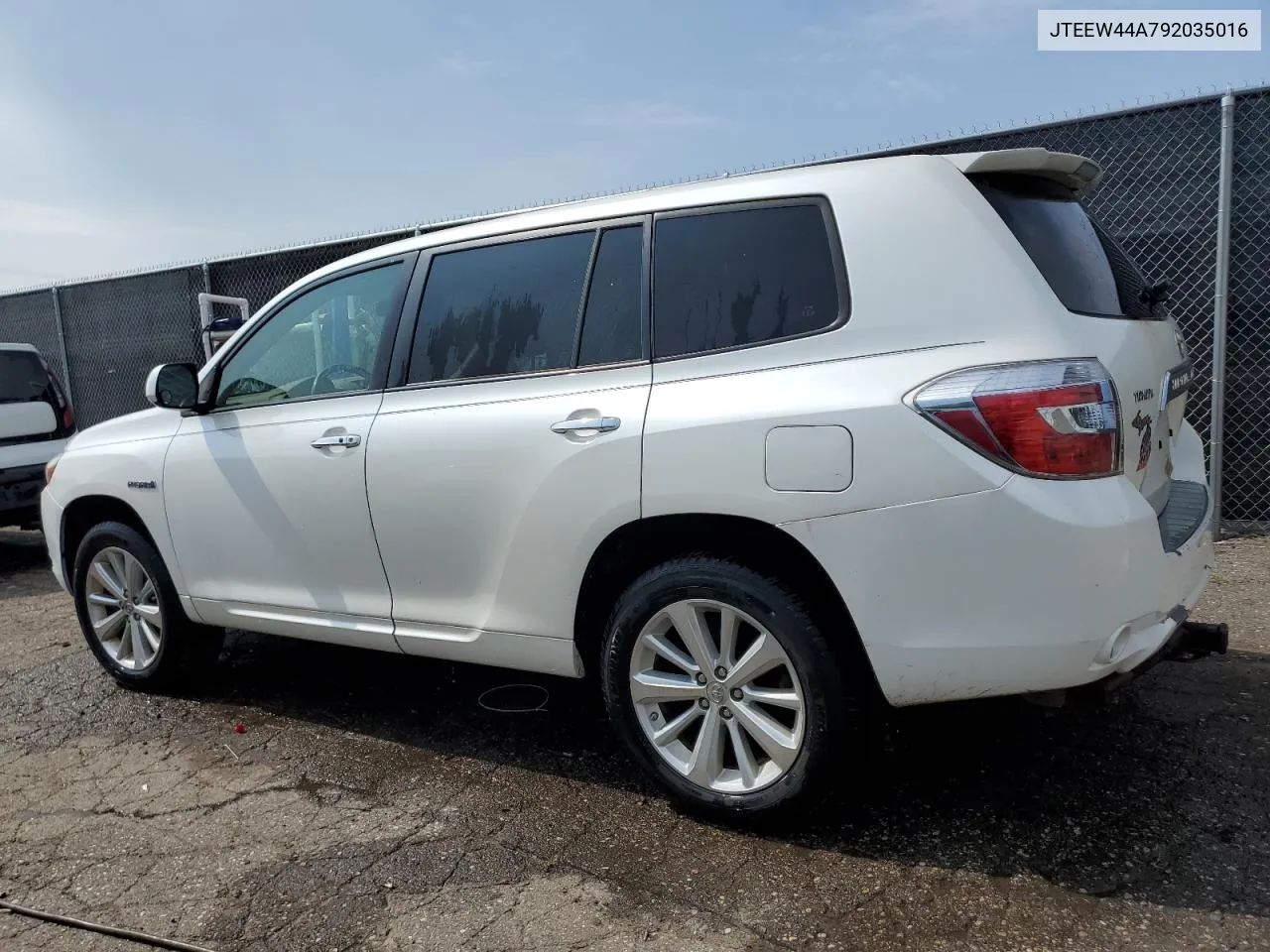 2009 Toyota Highlander Hybrid Limited VIN: JTEEW44A792035016 Lot: 67861954