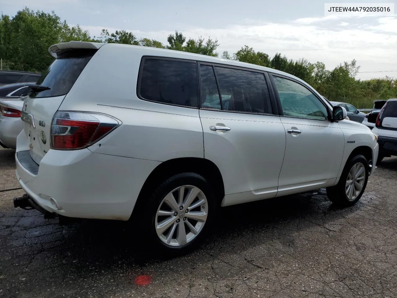 2009 Toyota Highlander Hybrid Limited VIN: JTEEW44A792035016 Lot: 67861954