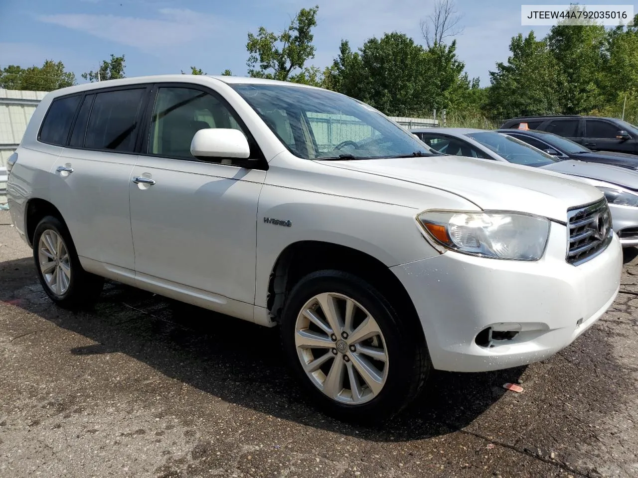 2009 Toyota Highlander Hybrid Limited VIN: JTEEW44A792035016 Lot: 67861954