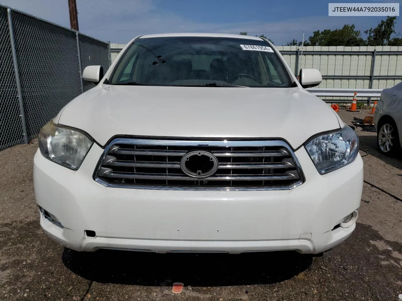 2009 Toyota Highlander Hybrid Limited VIN: JTEEW44A792035016 Lot: 67861954